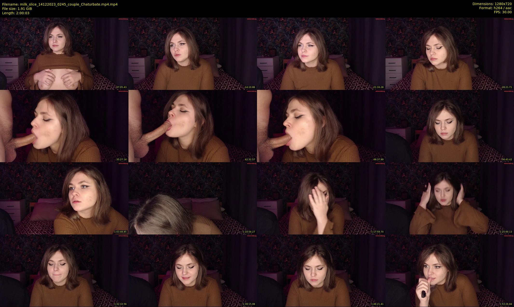milk_slice — 121 minute Chaturbate couple cam show recording, 720p, Dec 14, 2023