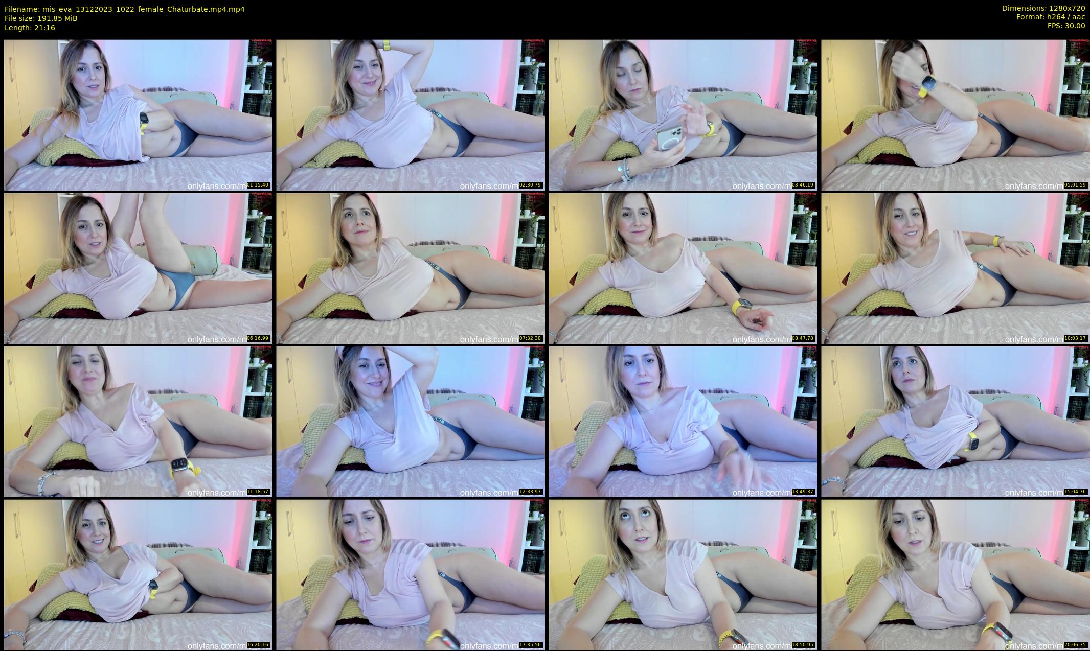 mis_eva — 22 minute Chaturbate female cam show recording, 720p, Dec 13, 2023