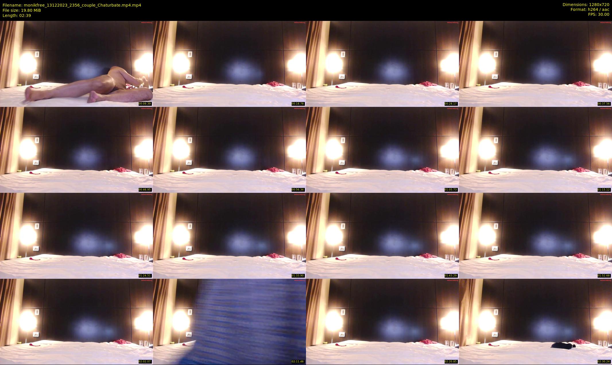 monikfree — 3 minute Chaturbate couple cam show recording, 720p, Dec 13, 2023
