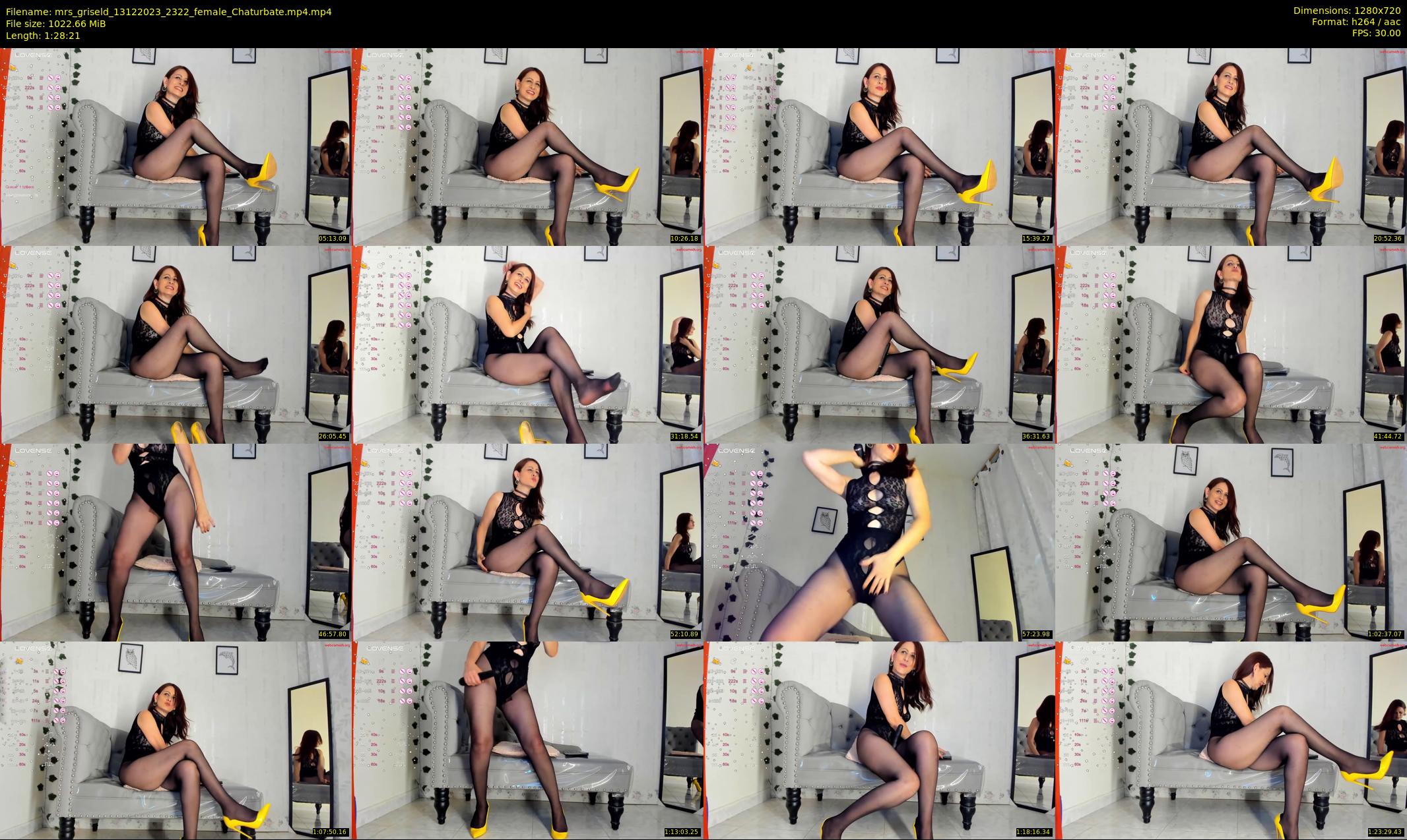 mrs_griseld — 89 minute Chaturbate female cam show recording, 720p, Dec 13, 2023