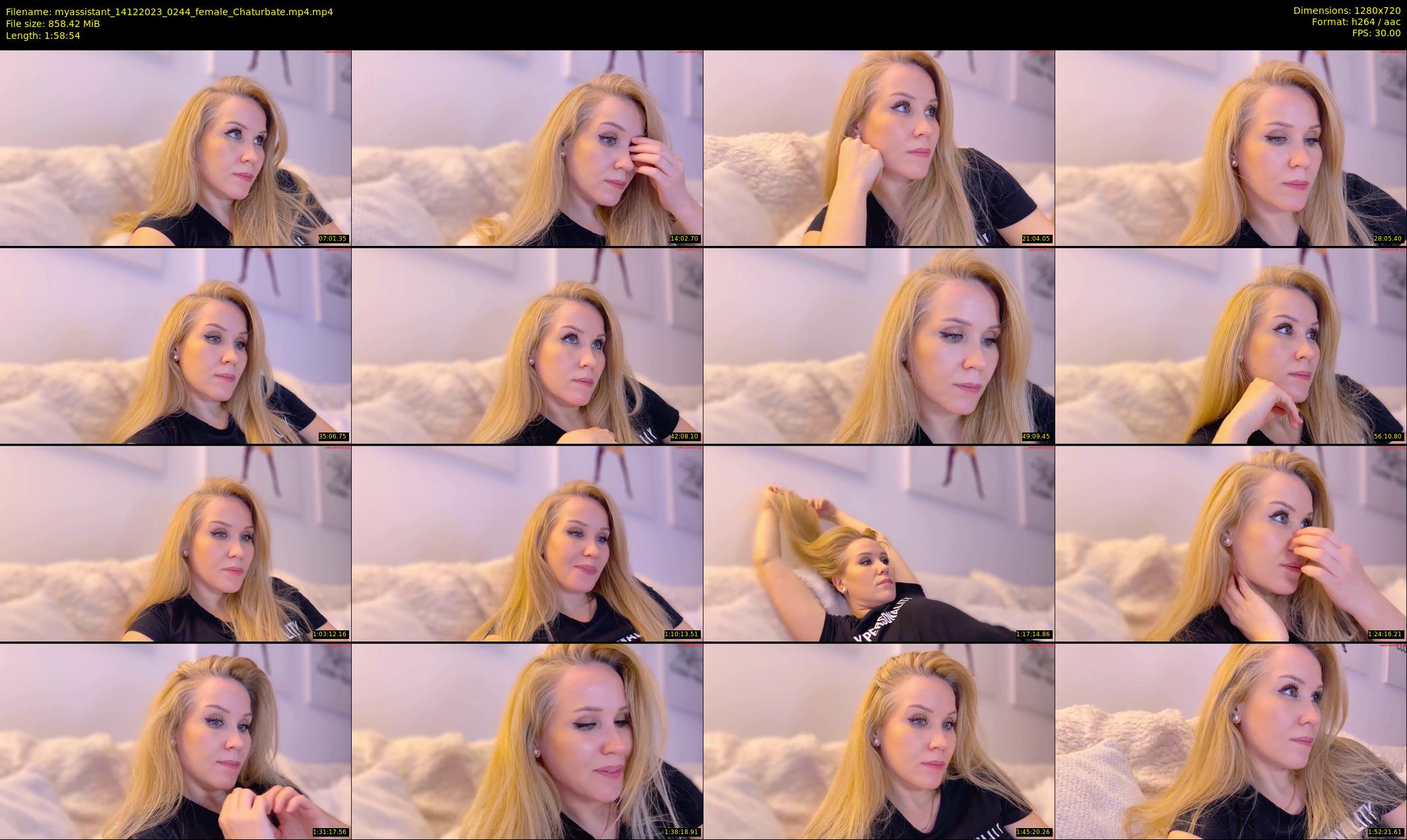 myassistant — 119 minute Chaturbate female cam show recording, 720p, Dec 14, 2023