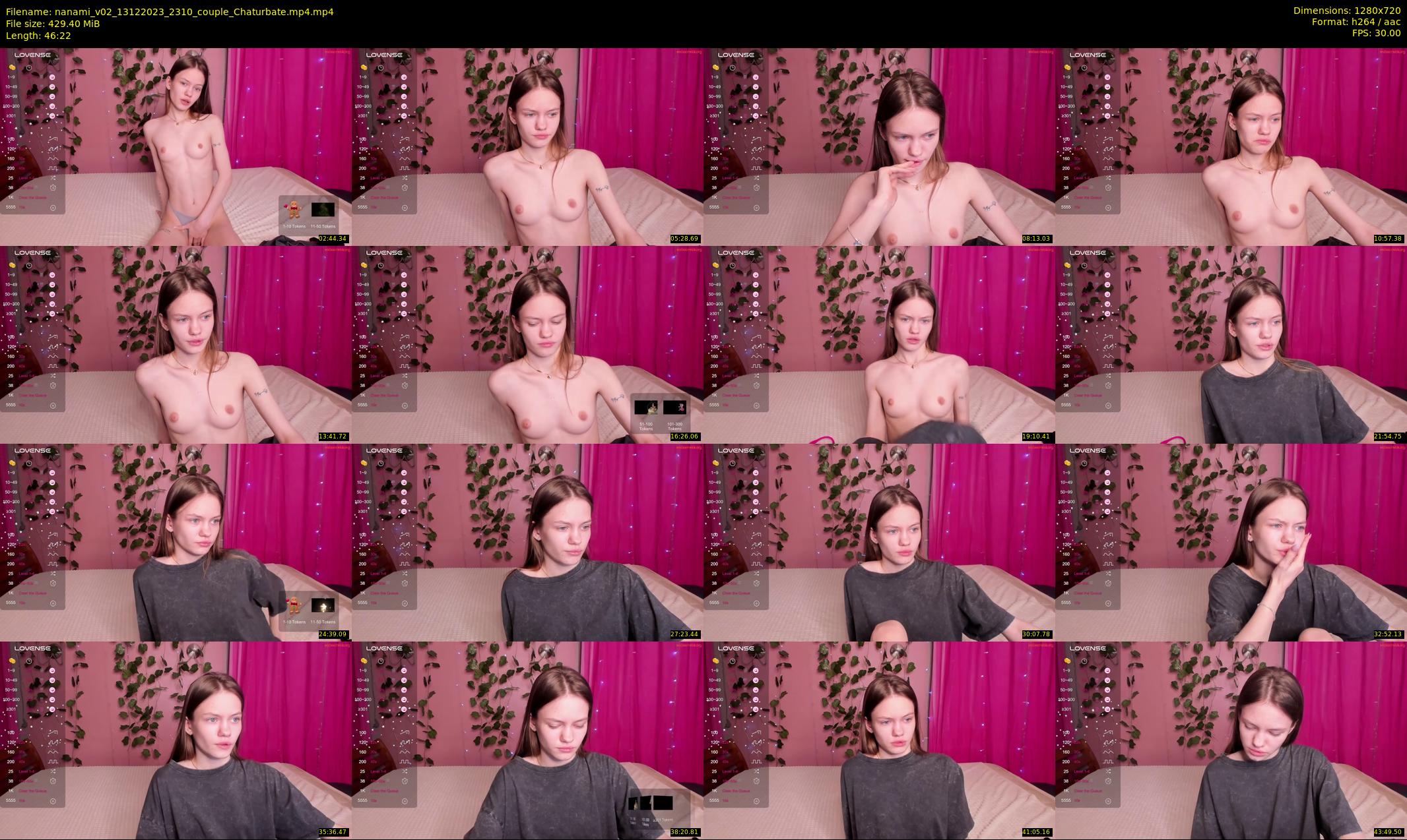 nanami_v02 — 47 minute Chaturbate couple cam show recording, 720p, Dec 13, 2023