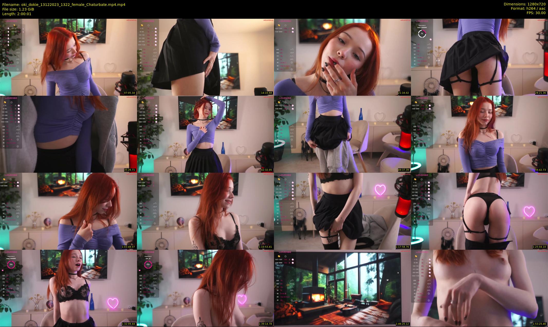 oki_dokie — 121 minute Chaturbate female cam show recording, 720p, Dec 13, 2023