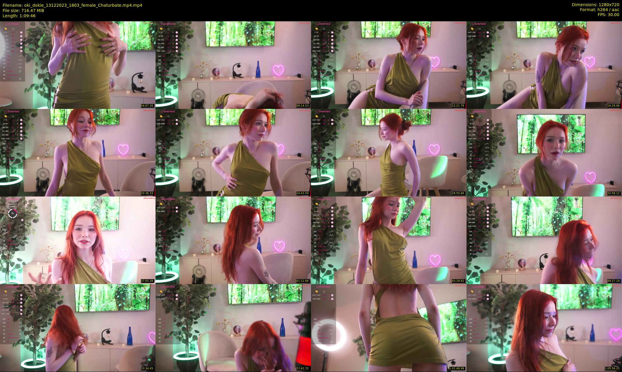 oki_dokie — 70 minute Chaturbate female cam show recording, 720p, Dec 13, 2023