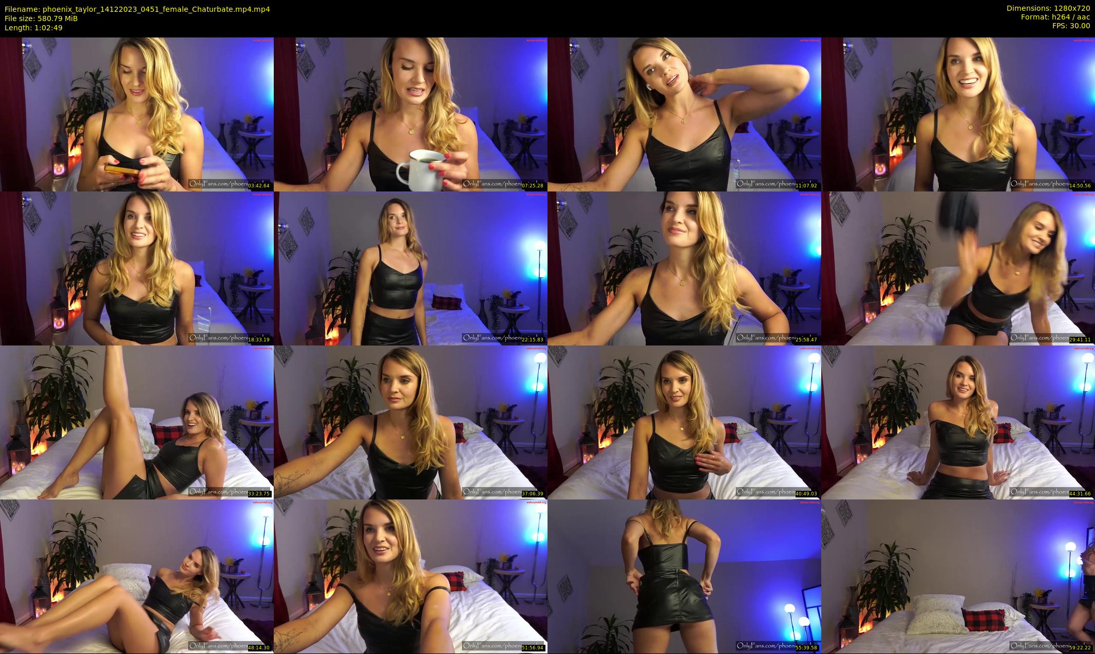 phoenix_taylor — 63 minute Chaturbate female cam show recording, 720p, Dec 14, 2023
