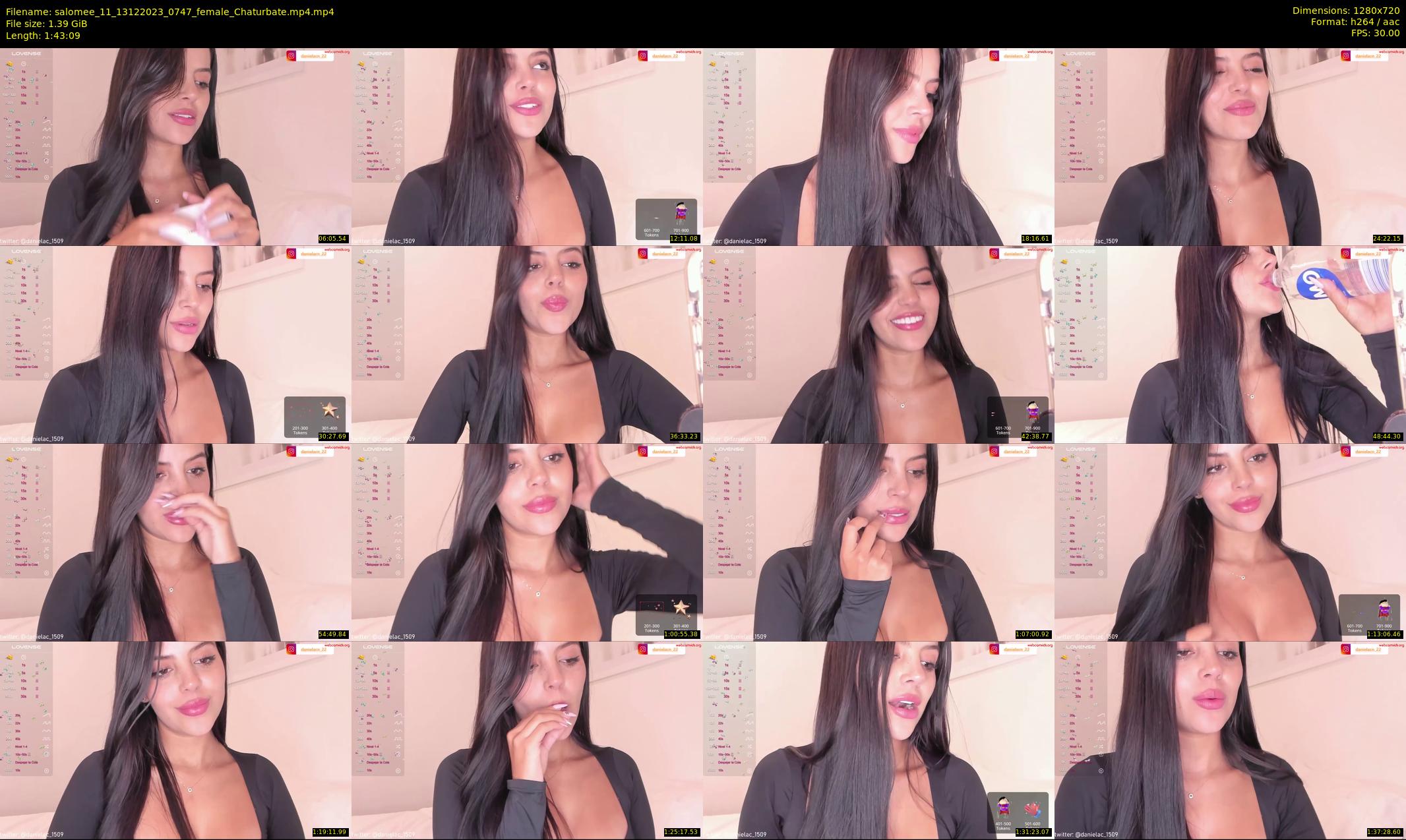 salomee_11 — 104 minute Chaturbate female cam show recording, 720p, Dec 13, 2023