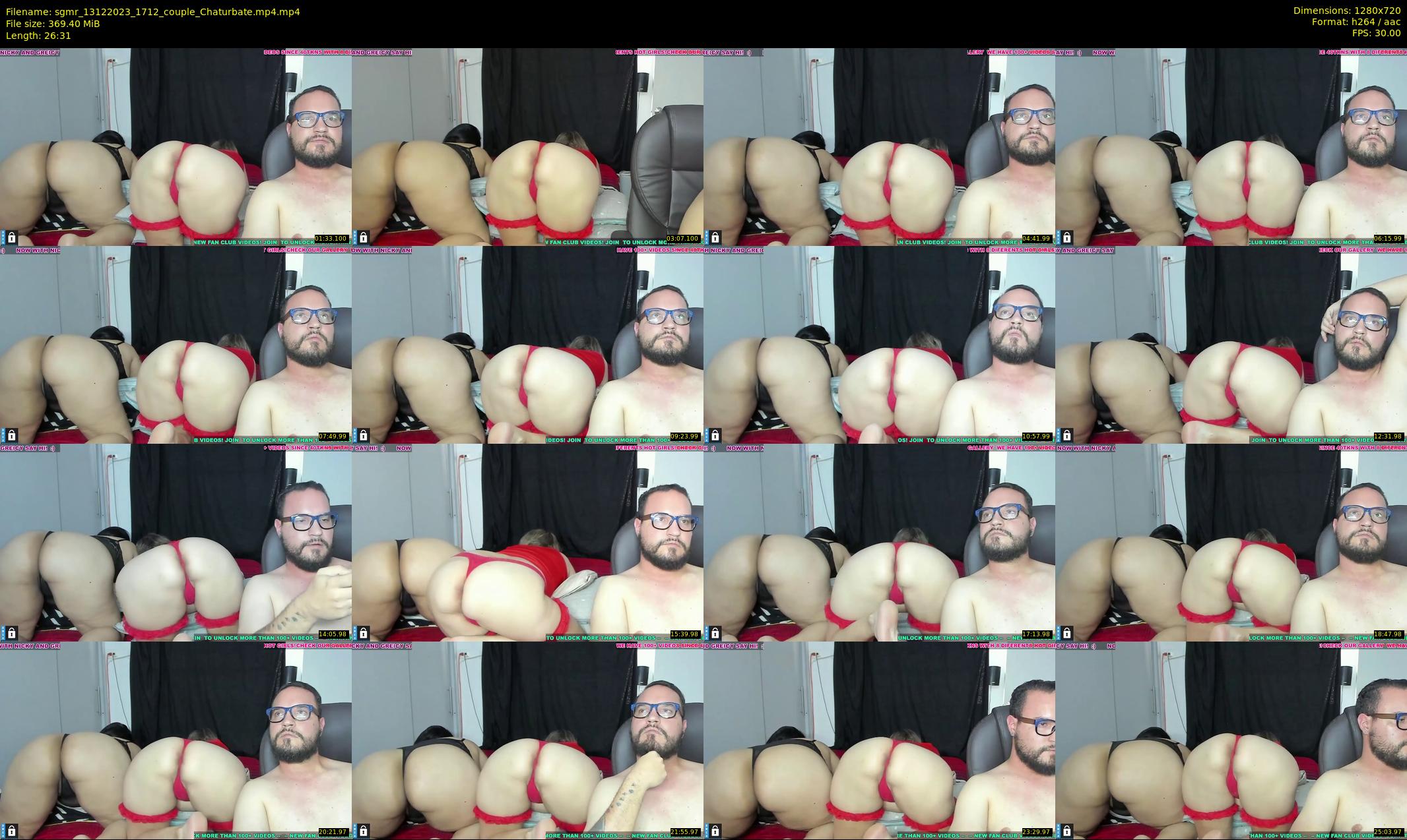 sgmr — 27 minute Chaturbate couple cam show recording, 720p, Dec 13, 2023