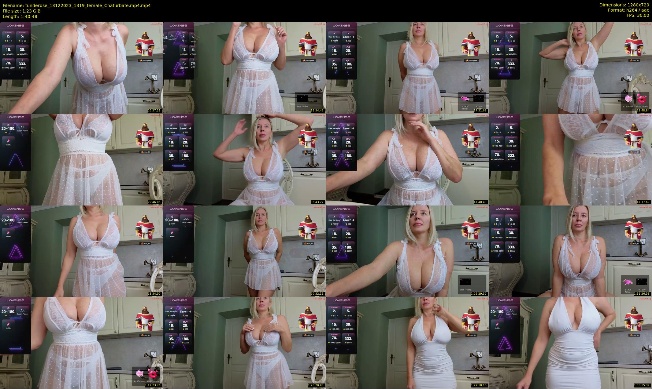 tunderose — 101 minute Chaturbate female cam show recording, 720p, Dec 13, 2023