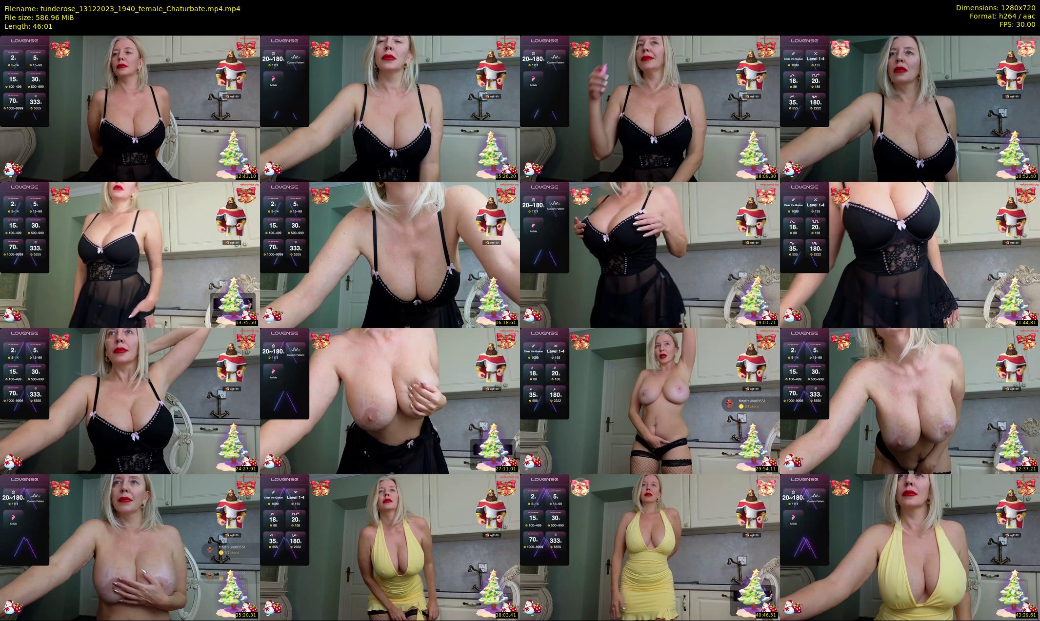 tunderose — 47 minute Chaturbate female cam show recording, 720p, Dec 13, 2023