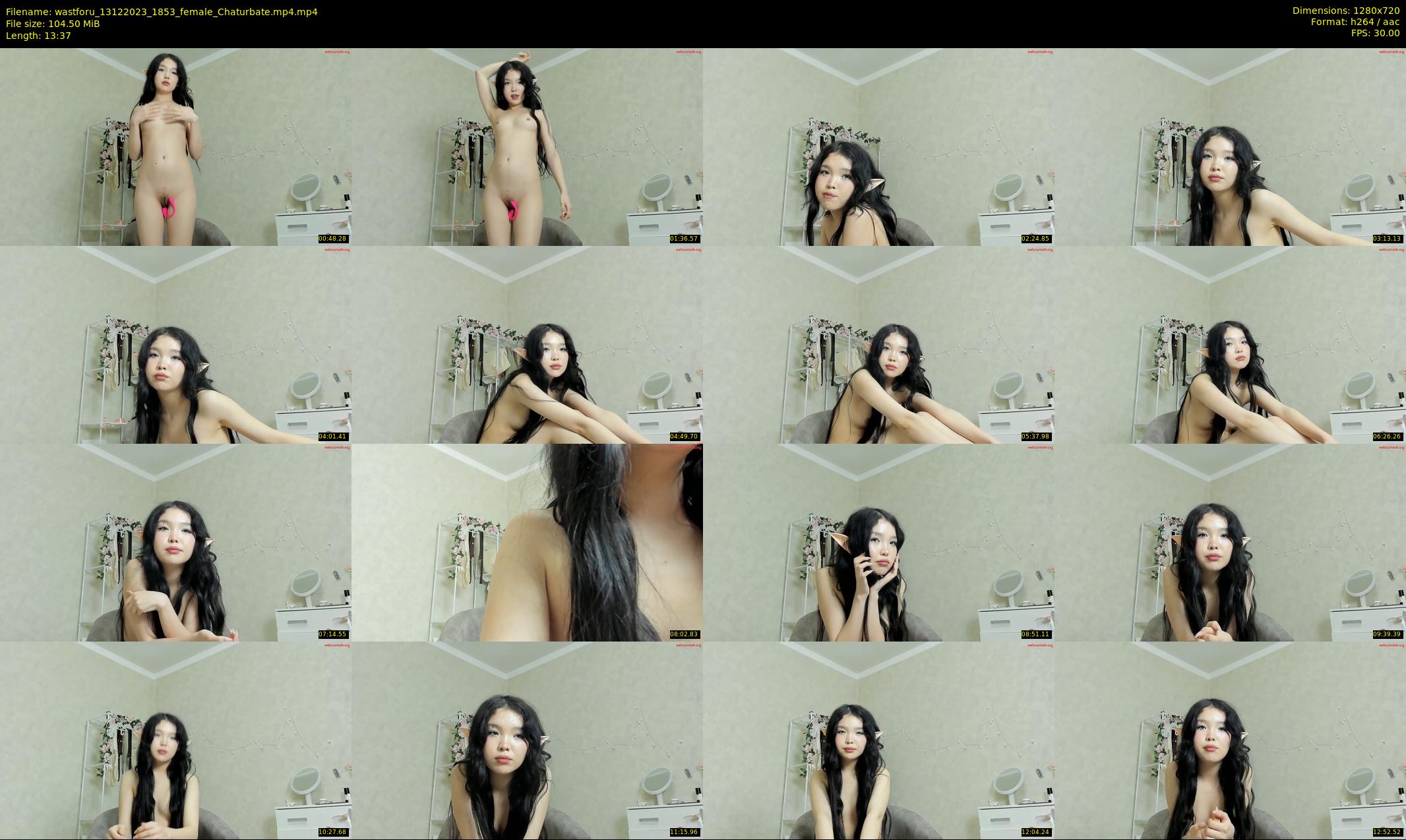 wastforu — 14 minute Chaturbate female cam show recording, 720p, Dec 13, 2023