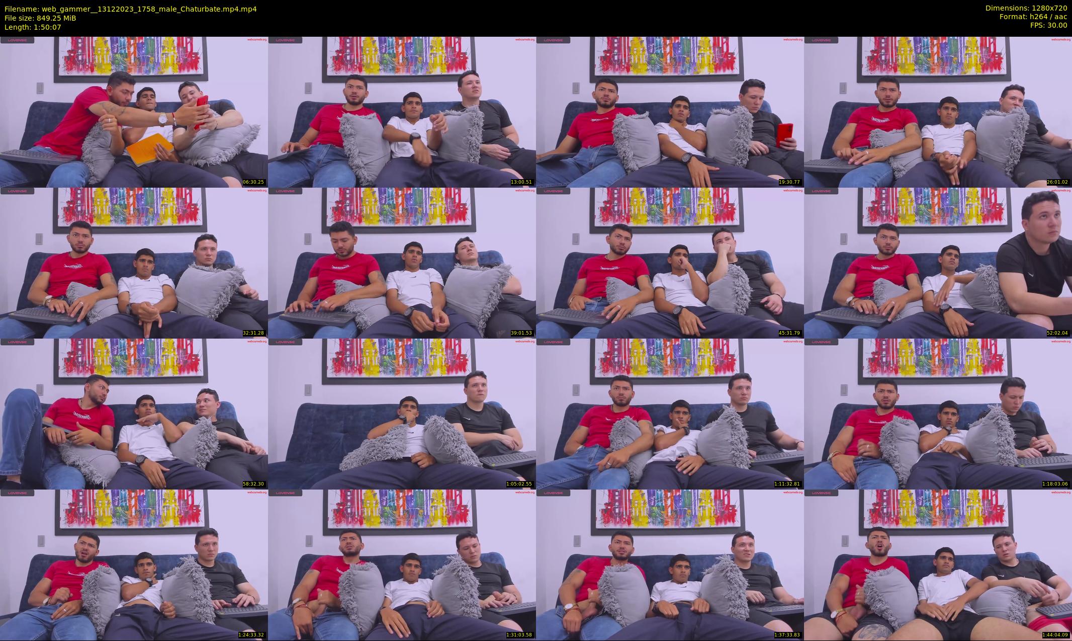 web_gammer_ — 111 minute Chaturbate male cam show recording, 720p, Dec 13, 2023