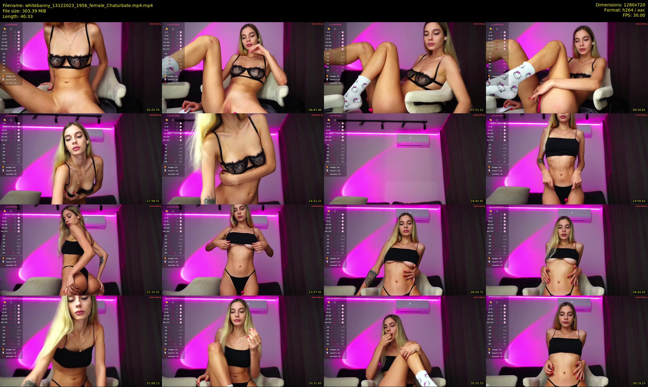whitebanny — 41 minute Chaturbate couple cam show recording, 720p, Dec 13, 2023