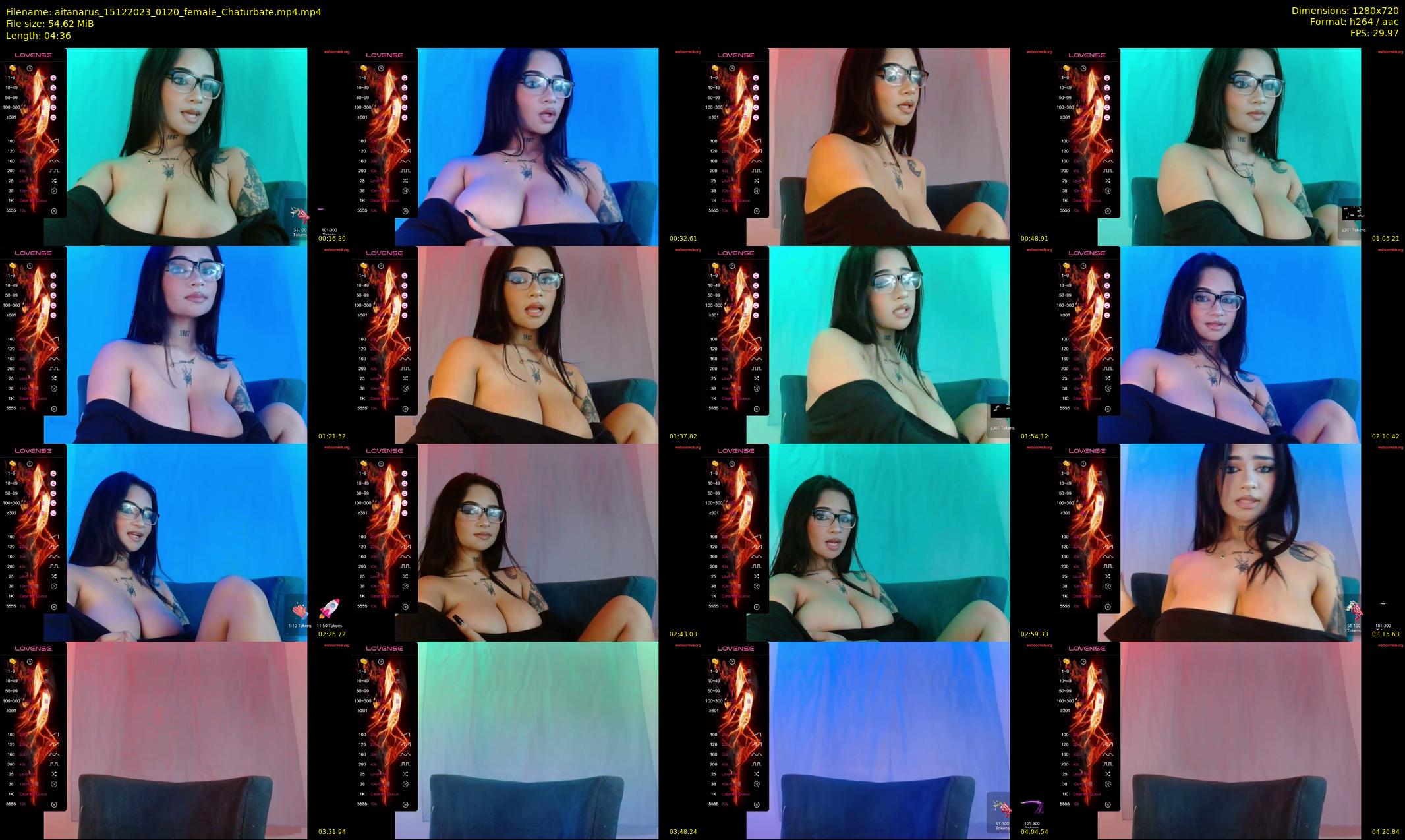 aitanarus — 5 minute Chaturbate female cam show recording, 720p, Dec 15, 2023