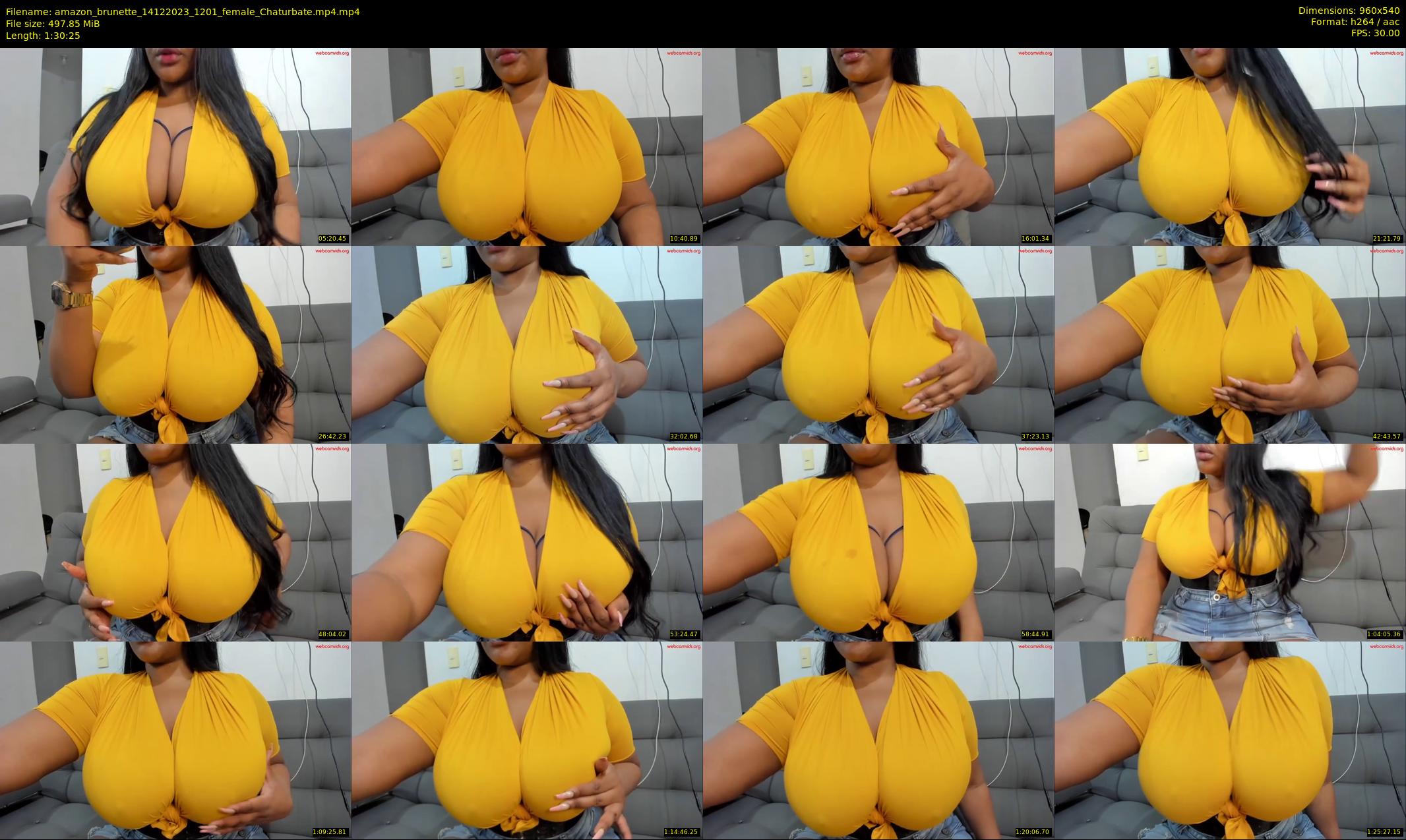 amazon_brunette — 91 minute Chaturbate female cam show recording, 480p, Dec 14, 2023
