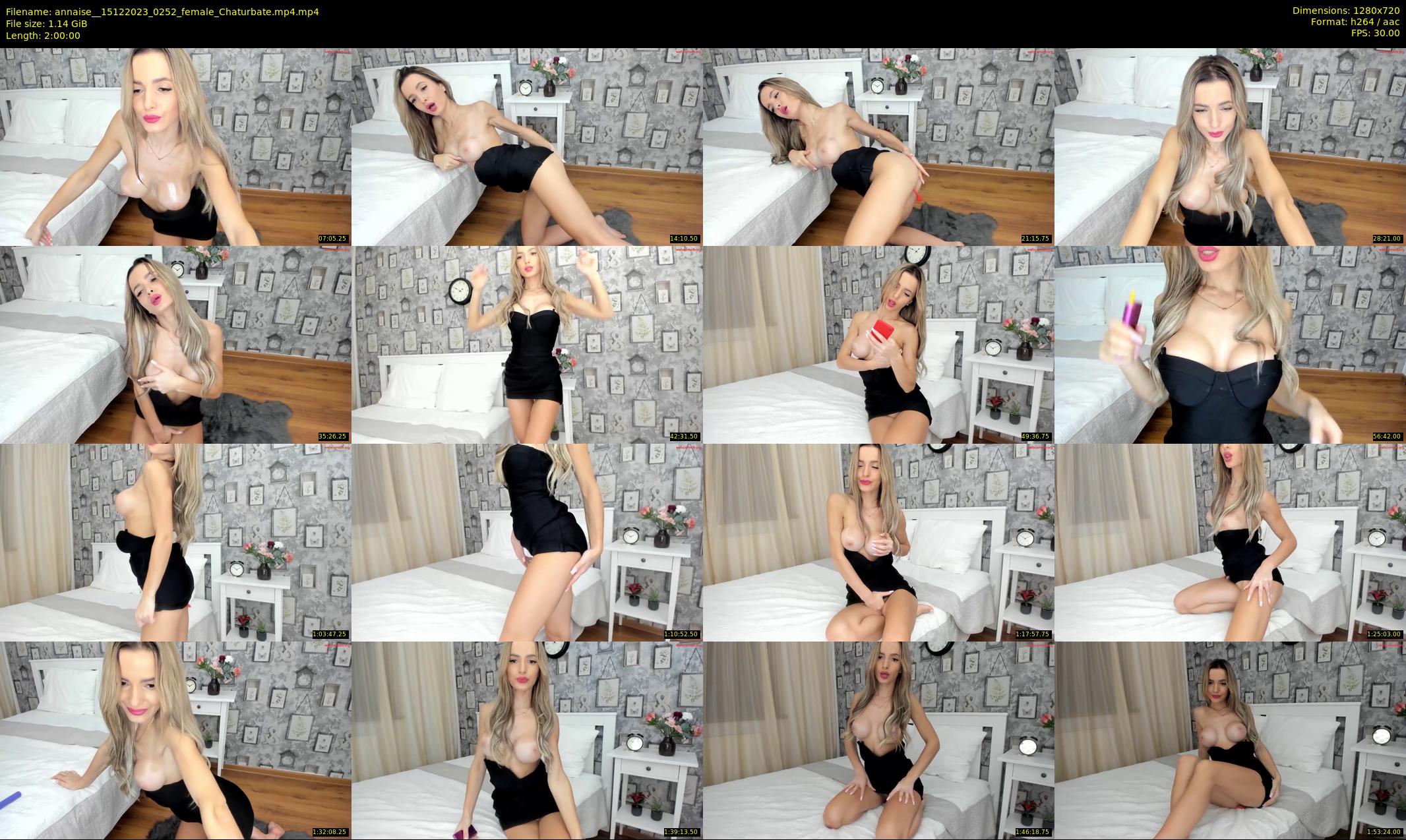 annaise_ — 120 minute Chaturbate female cam show recording, 720p, Dec 15, 2023