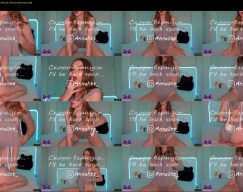 annelitt — 7 minute Chaturbate female cam show recording, 720p, Dec 14, 2023