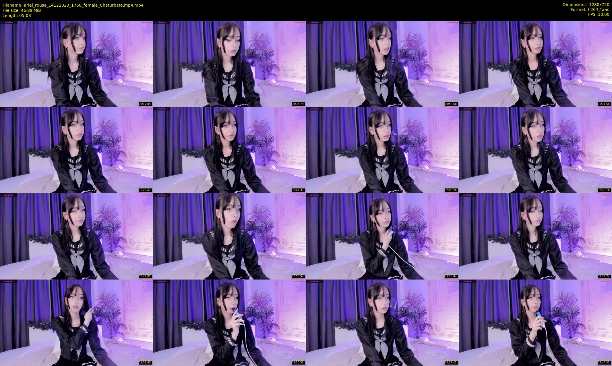 ariel_rouse — 6 minute Chaturbate female cam show recording, 720p, Dec 14, 2023