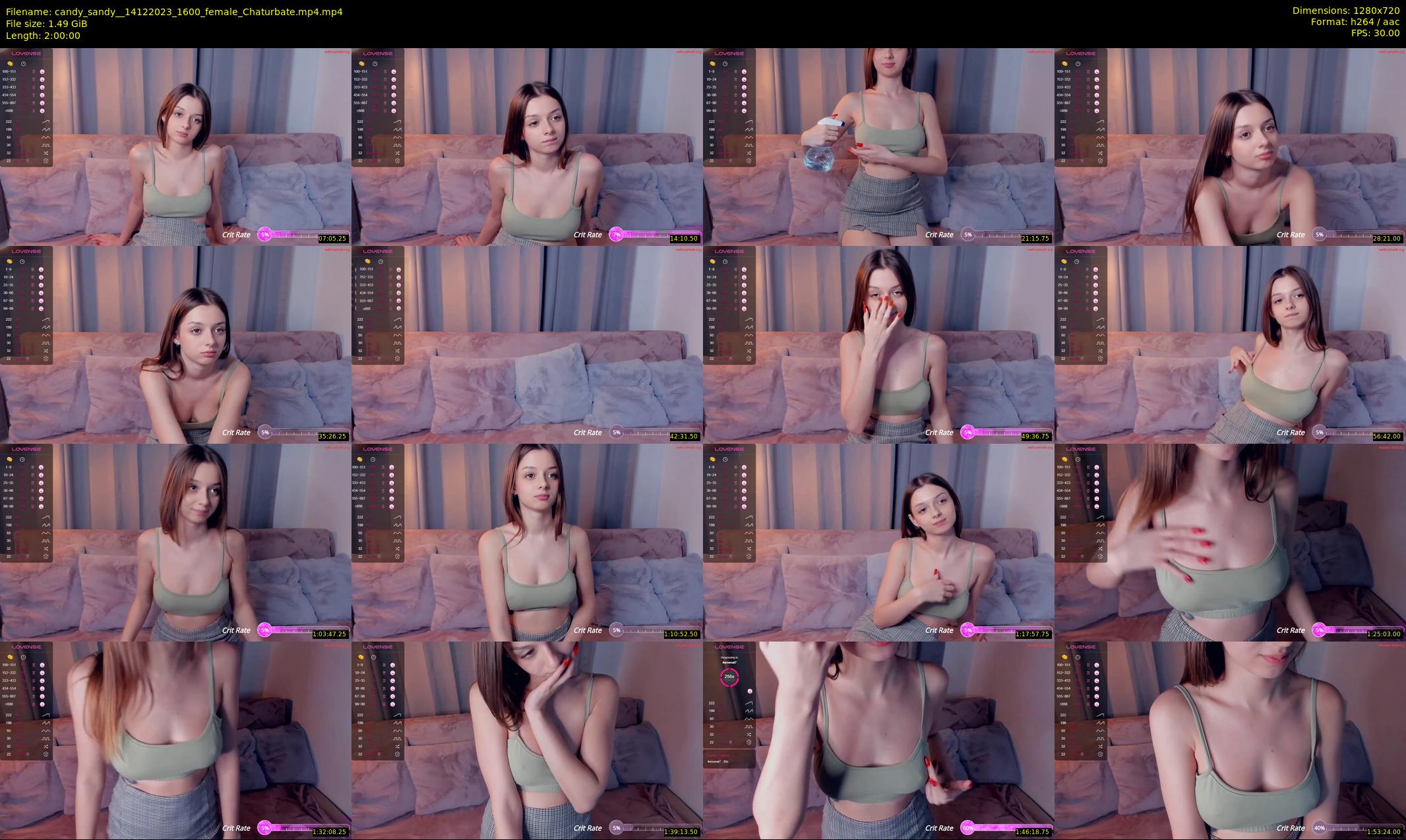 candy_sandy_ — 120 minute Chaturbate female cam show recording, 720p, Dec 14, 2023