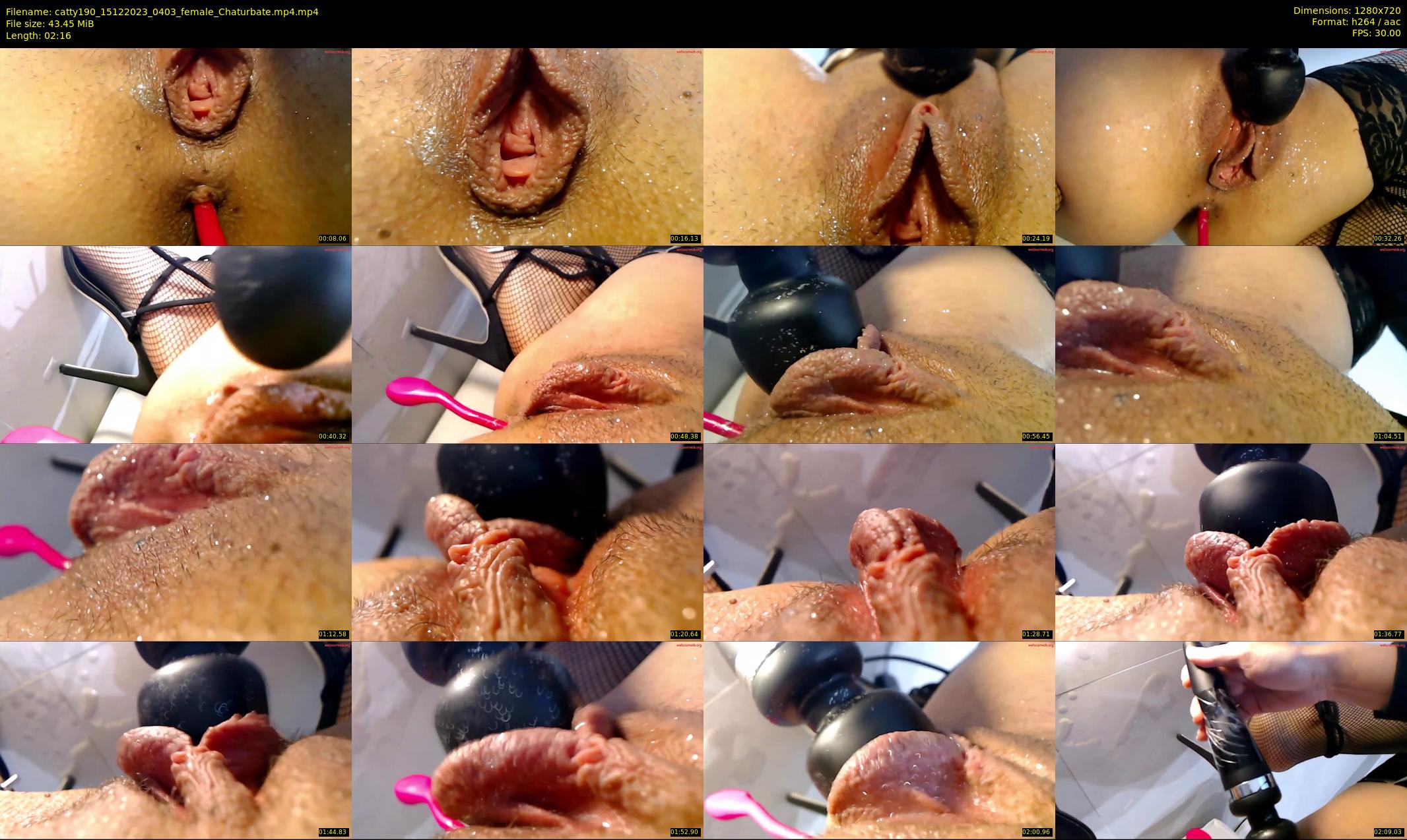 catty190 — 3 minute Chaturbate female cam show recording, 720p, Dec 15, 2023