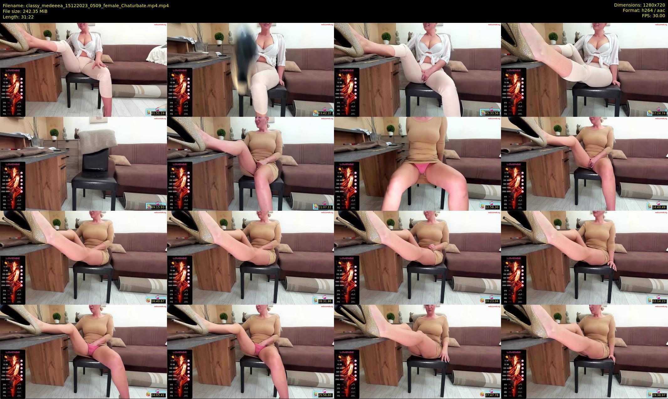 classy_medeeea — 32 minute Chaturbate female cam show recording, 720p, Dec 15, 2023