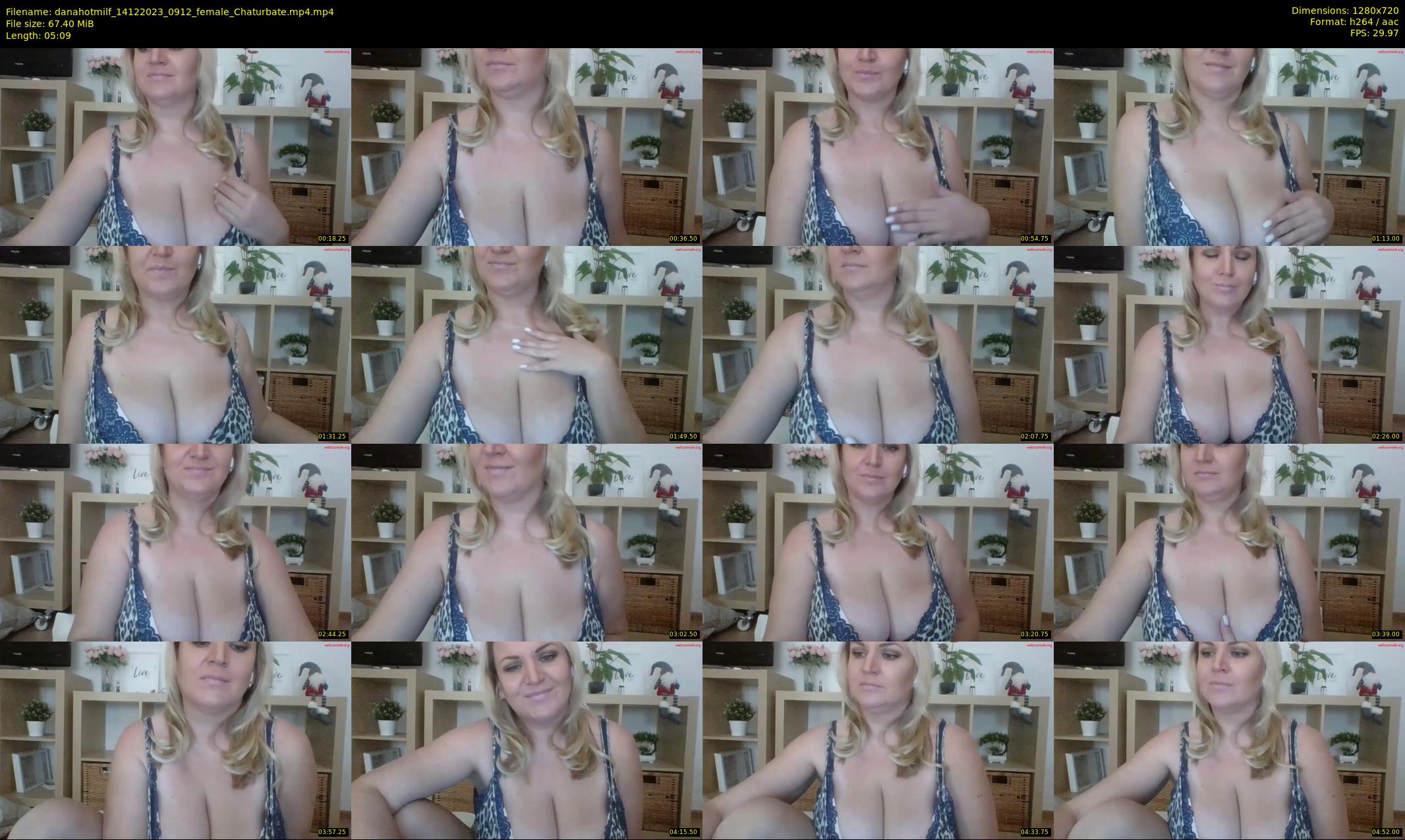 danahotmilf — 6 minute Chaturbate female cam show recording, 720p, Dec 14, 2023