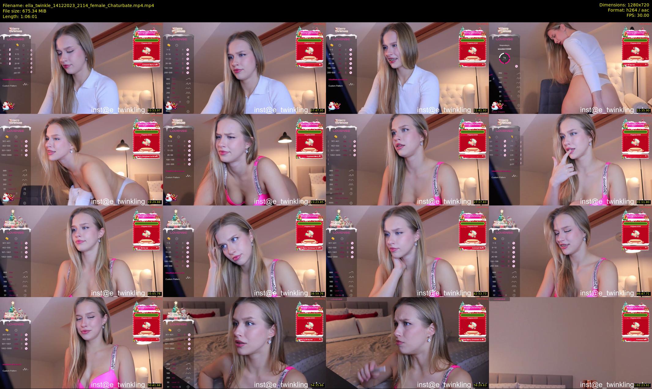ella_twinkle — 67 minute Chaturbate female cam show recording, 720p, Dec 14, 2023
