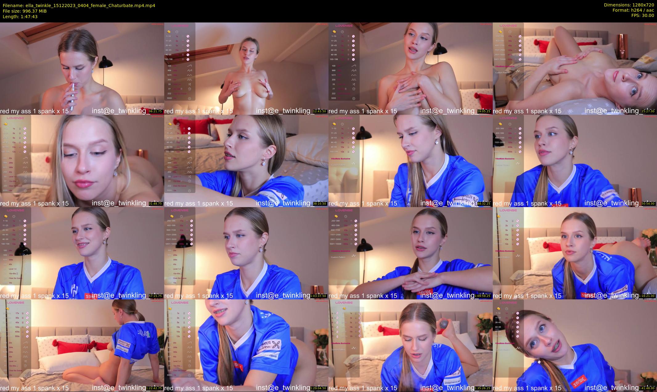 ella_twinkle — 108 minute Chaturbate female cam show recording, 720p, Dec 15, 2023