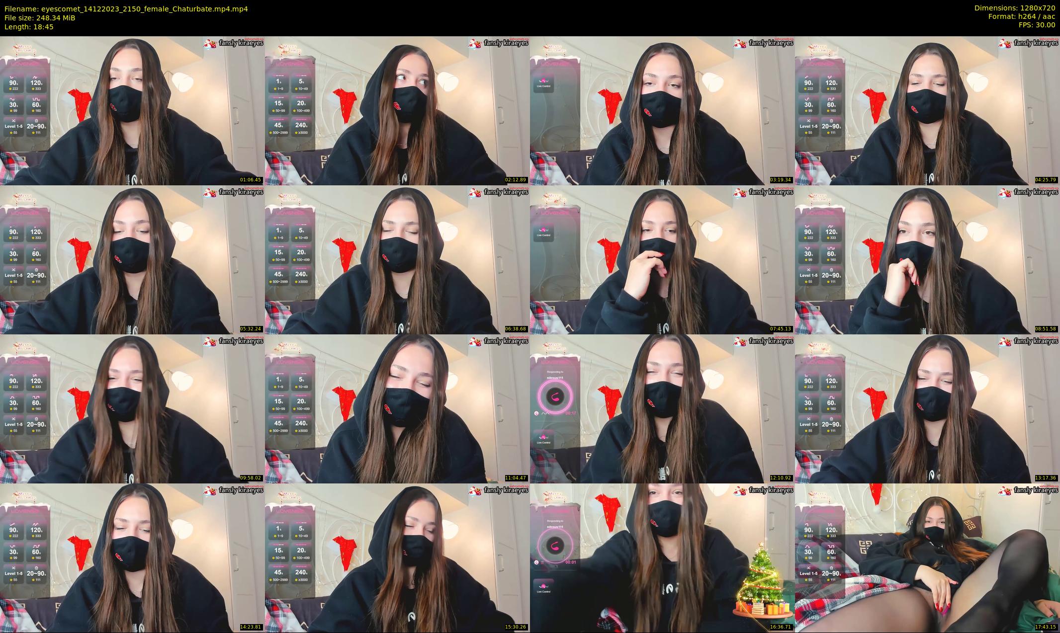 eyescomet — 19 minute Chaturbate female cam show recording, 720p, Dec 14, 2023