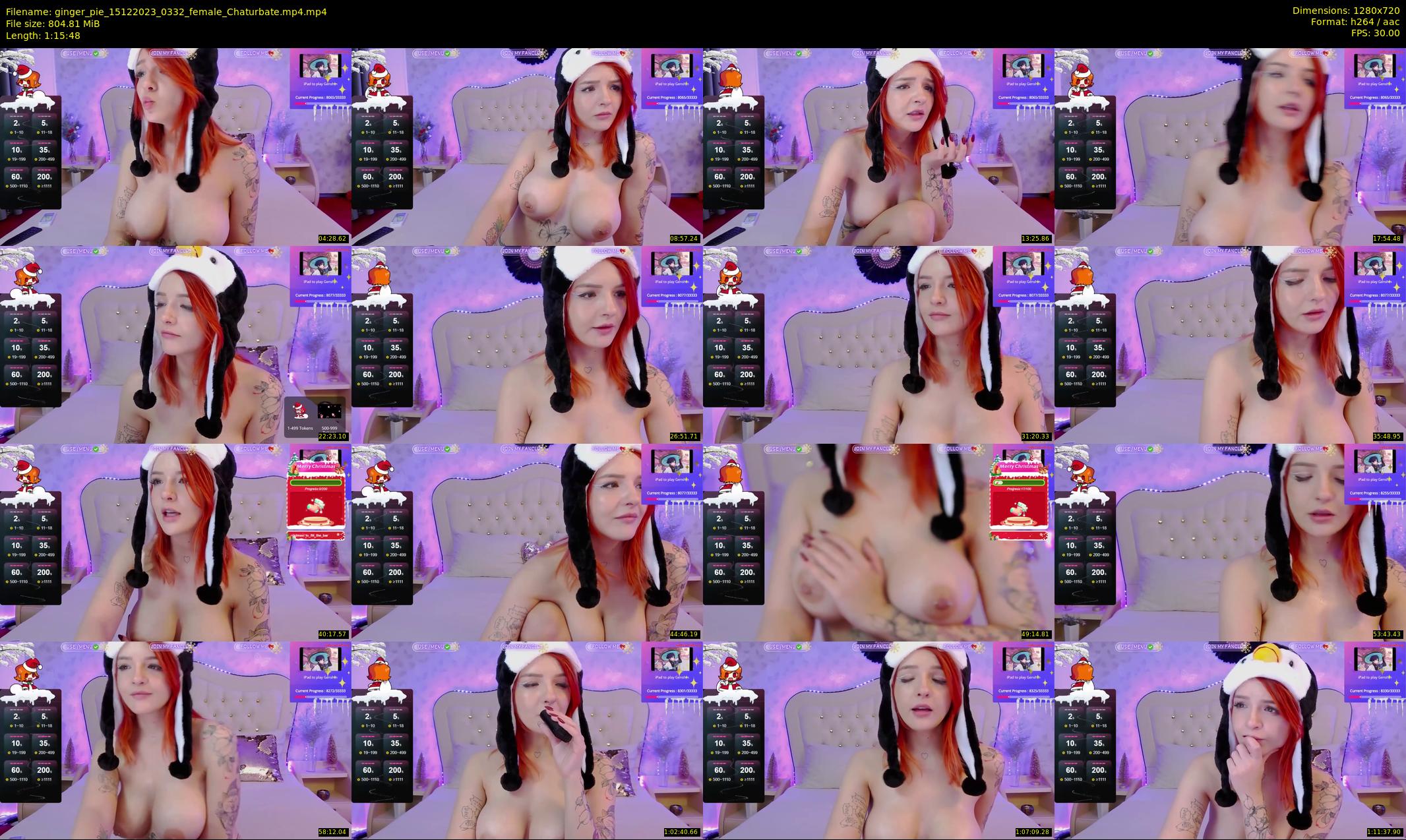 ginger_pie — 76 minute Chaturbate female cam show recording, 720p, Dec 15, 2023