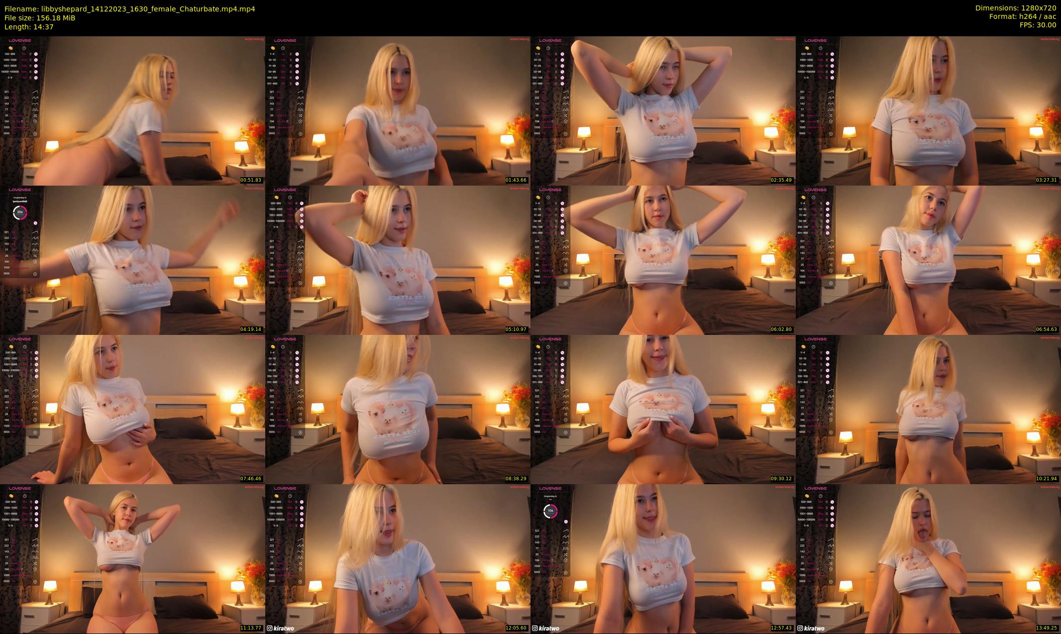 libbyshepard — 15 minute Chaturbate female cam show recording, 720p, Dec 14, 2023