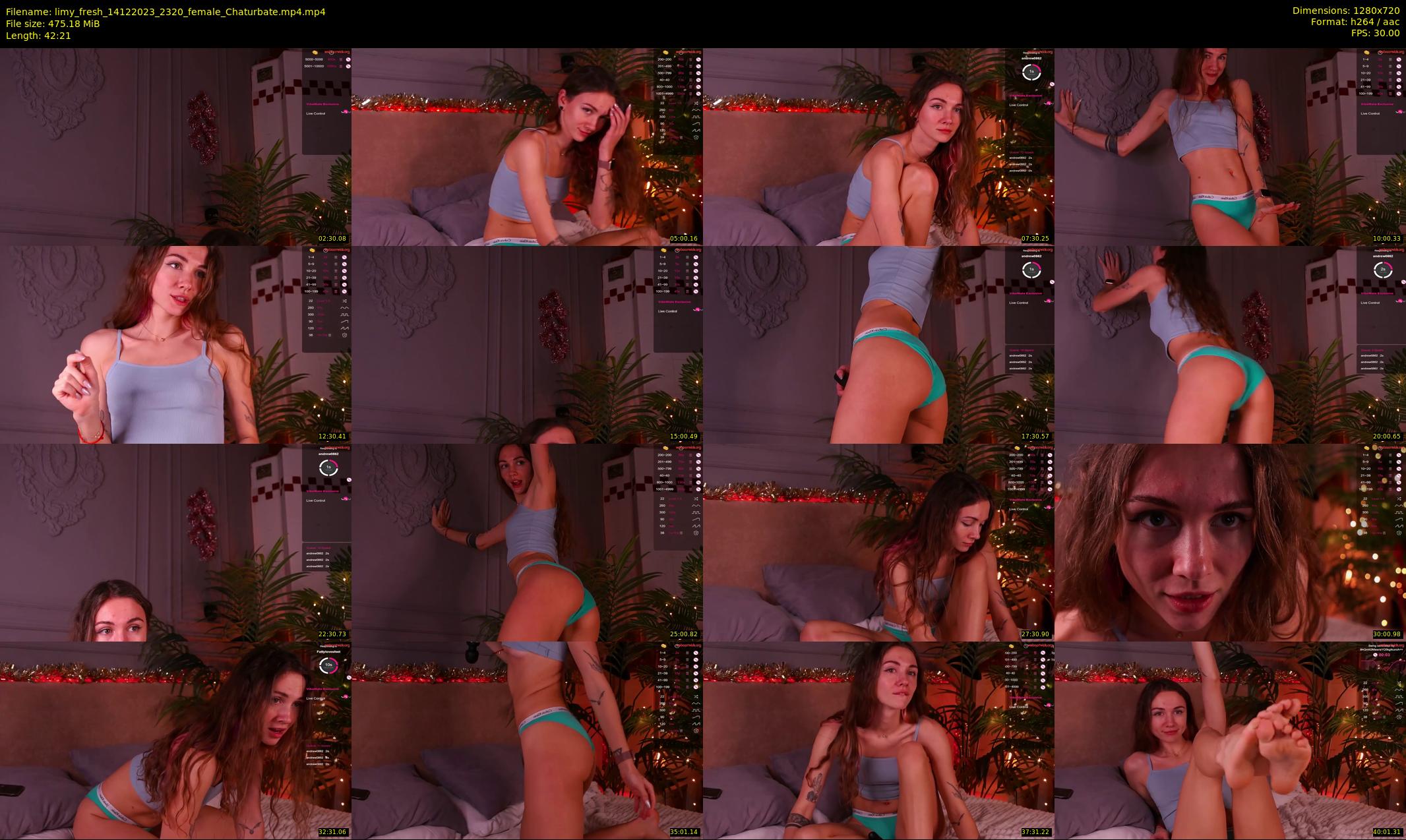 limy_fresh — 43 minute Chaturbate female cam show recording, 720p, Dec 14, 2023