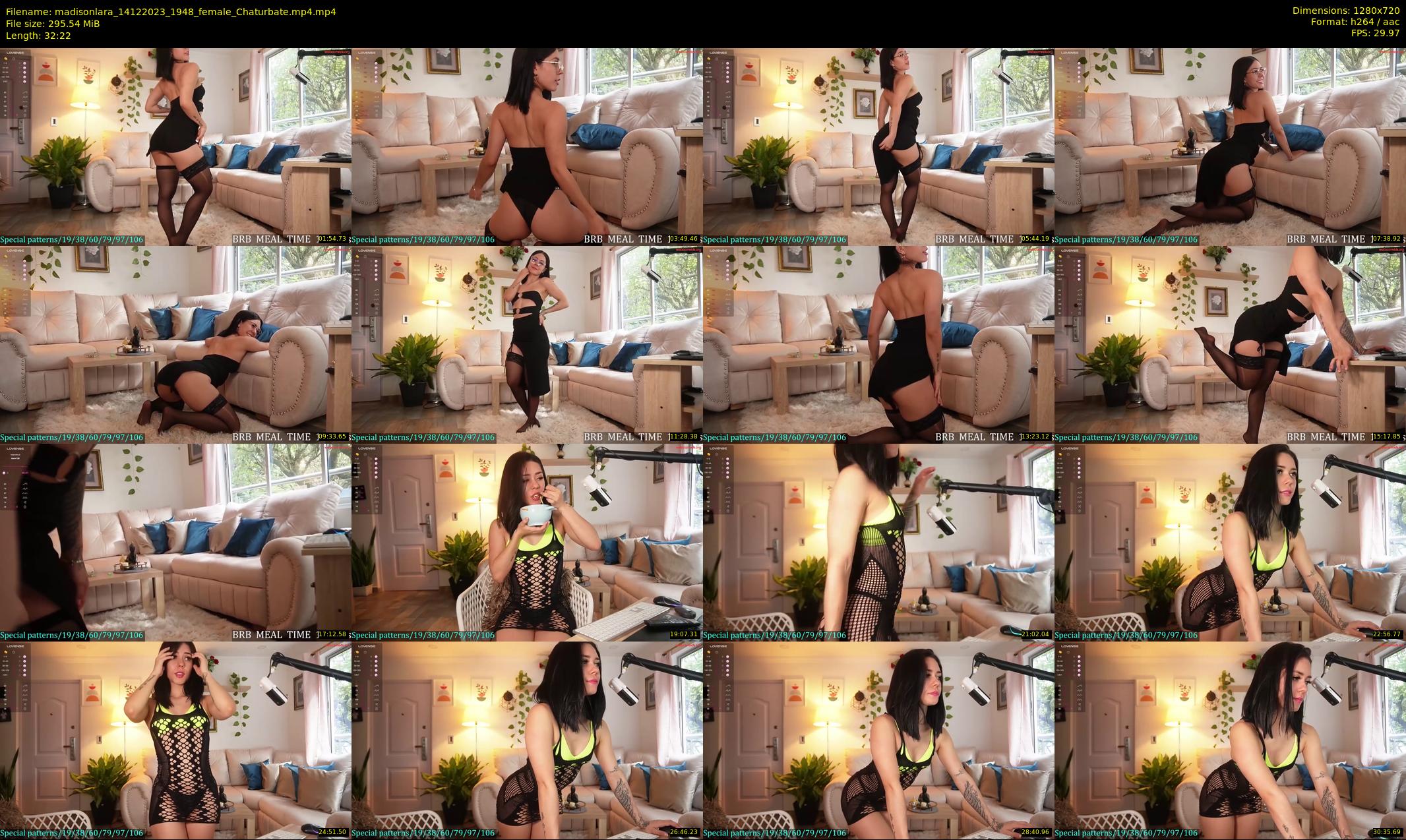 madisonlara — 33 minute Chaturbate female cam show recording, 720p, Dec 14, 2023