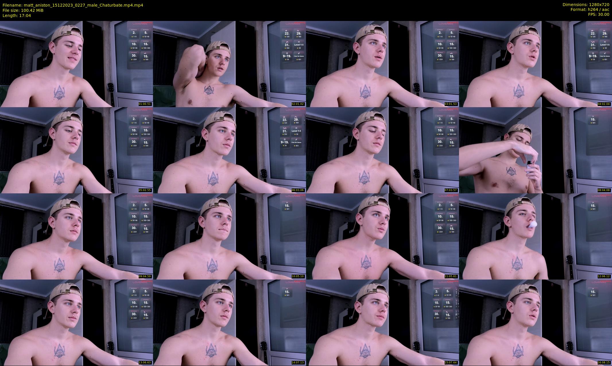 matt_aniston — 18 minute Chaturbate male cam show recording, 720p, Dec 15, 2023