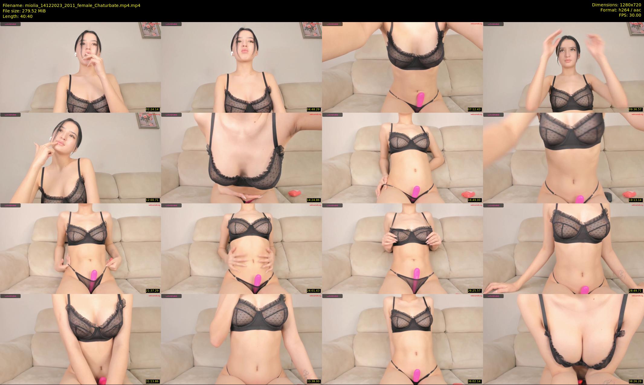 miolia — 41 minute Chaturbate female cam show recording, 720p, Dec 14, 2023