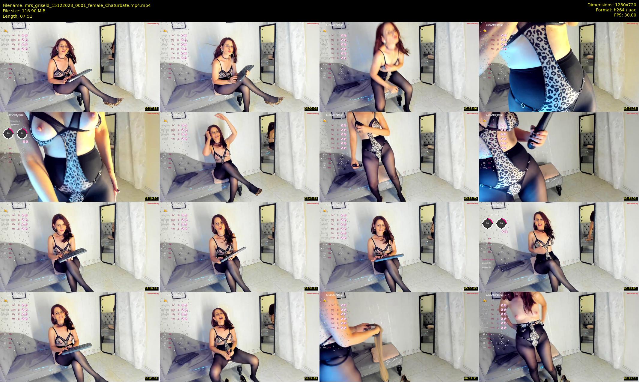 mrs_griseld — 8 minute Chaturbate female cam show recording, 720p, Dec 15, 2023