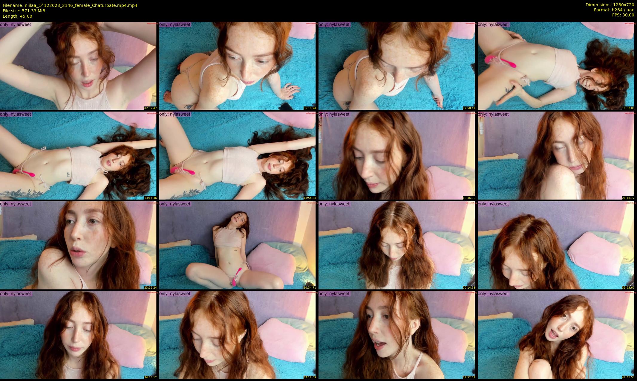 niilaa — 45 minute Chaturbate female cam show recording, 720p, Dec 14, 2023