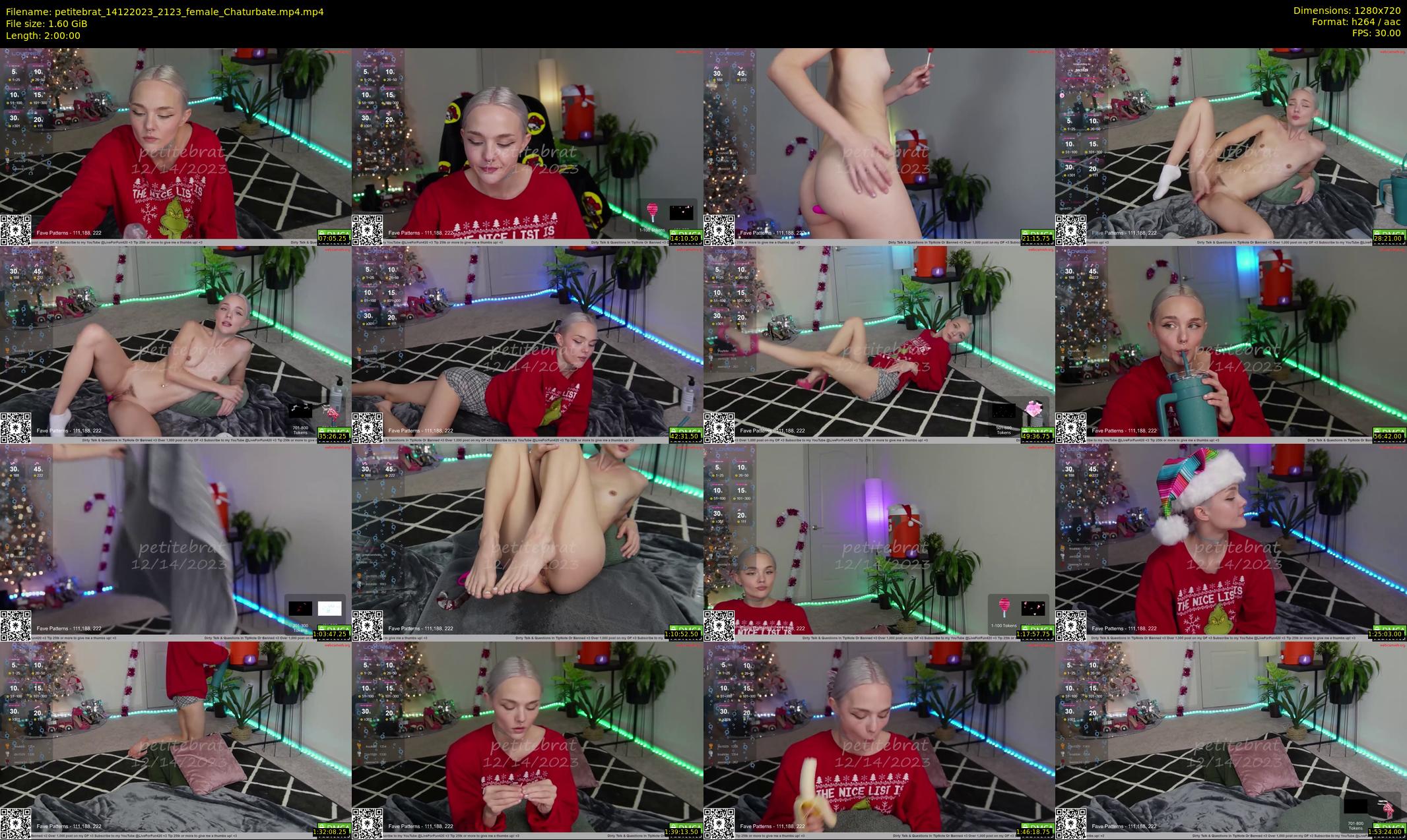 petitebrat — 120 minute Chaturbate female cam show recording, 720p, Dec 14, 2023
