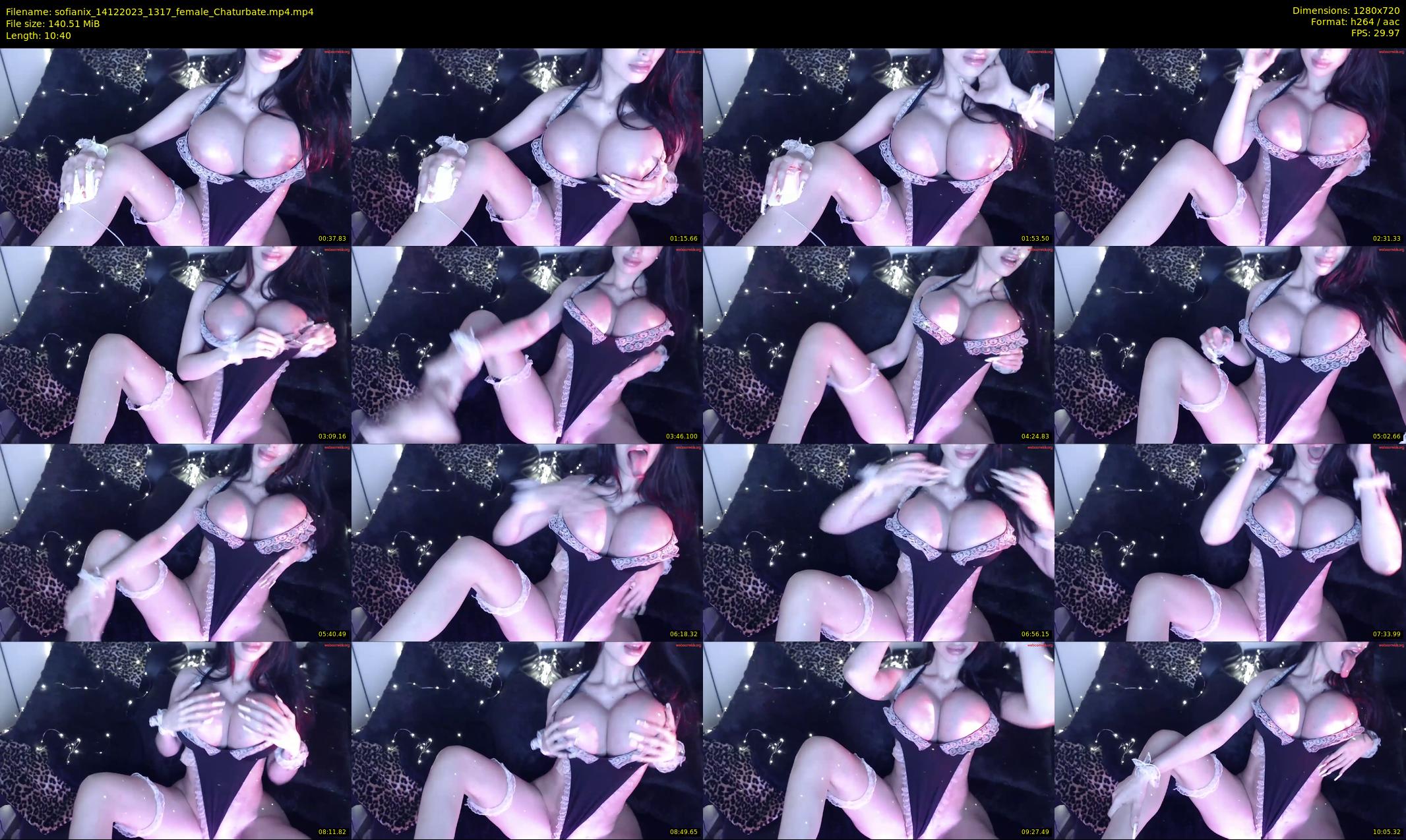 sofianix — 11 minute Chaturbate female cam show recording, 720p, Dec 14, 2023