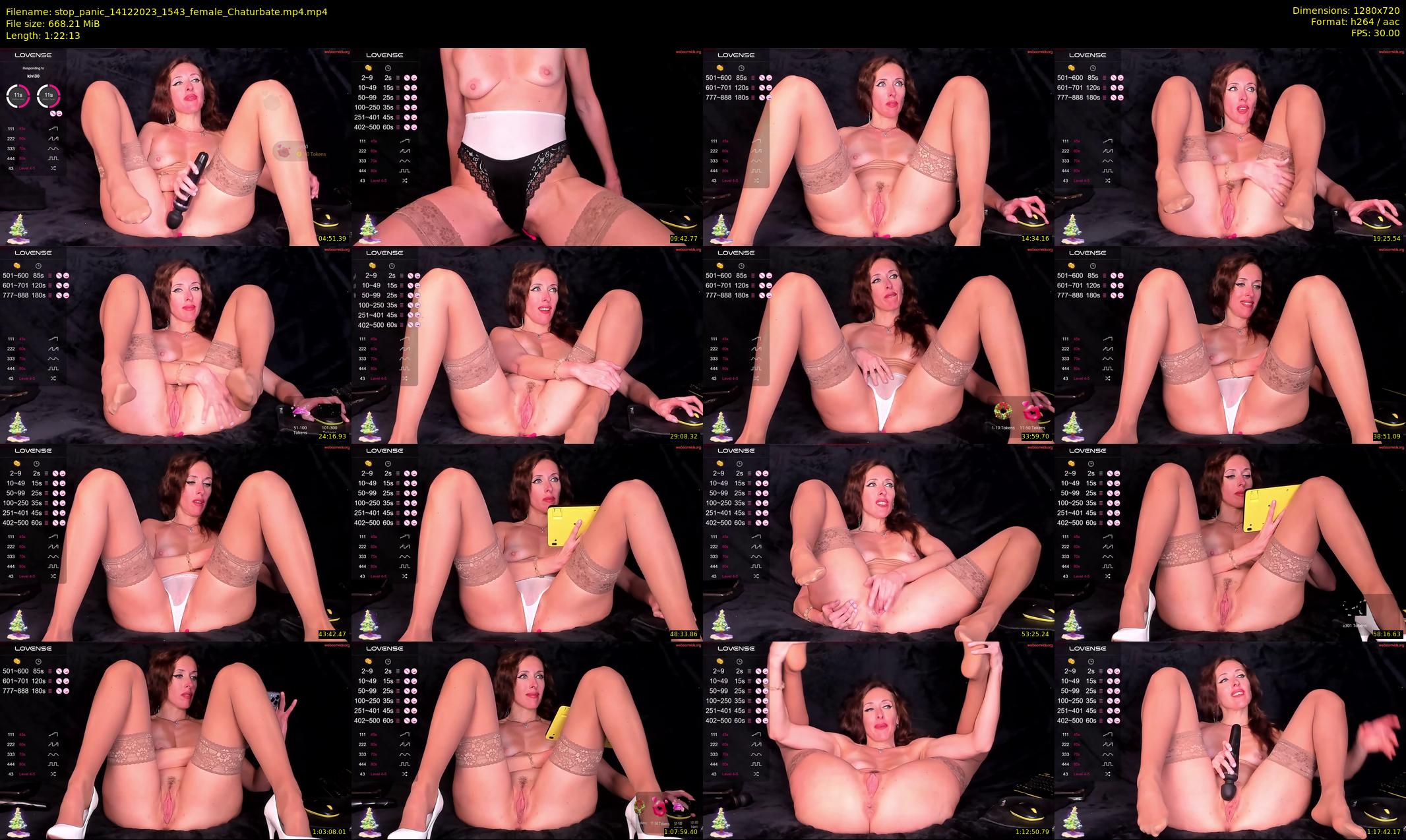 stop_panic — 83 minute Chaturbate female cam show recording, 720p, Dec 14, 2023