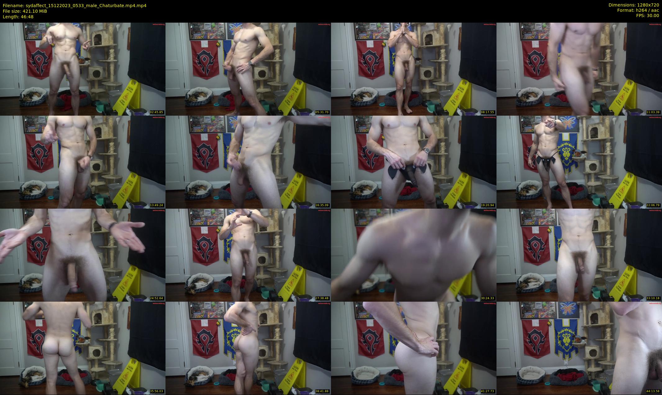sydaffect — 47 minute Chaturbate male cam show recording, 720p, Dec 15, 2023