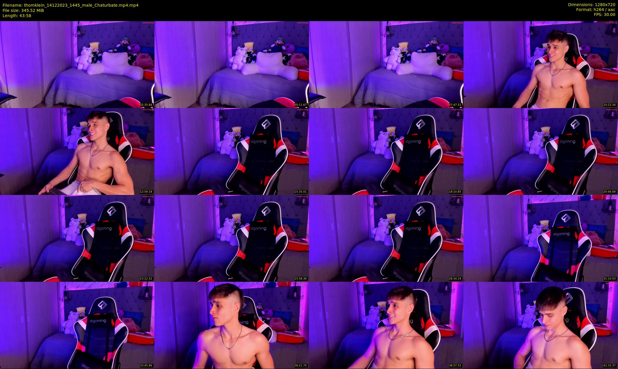 thomklein — 44 minute Chaturbate male cam show recording, 720p, Dec 14, 2023