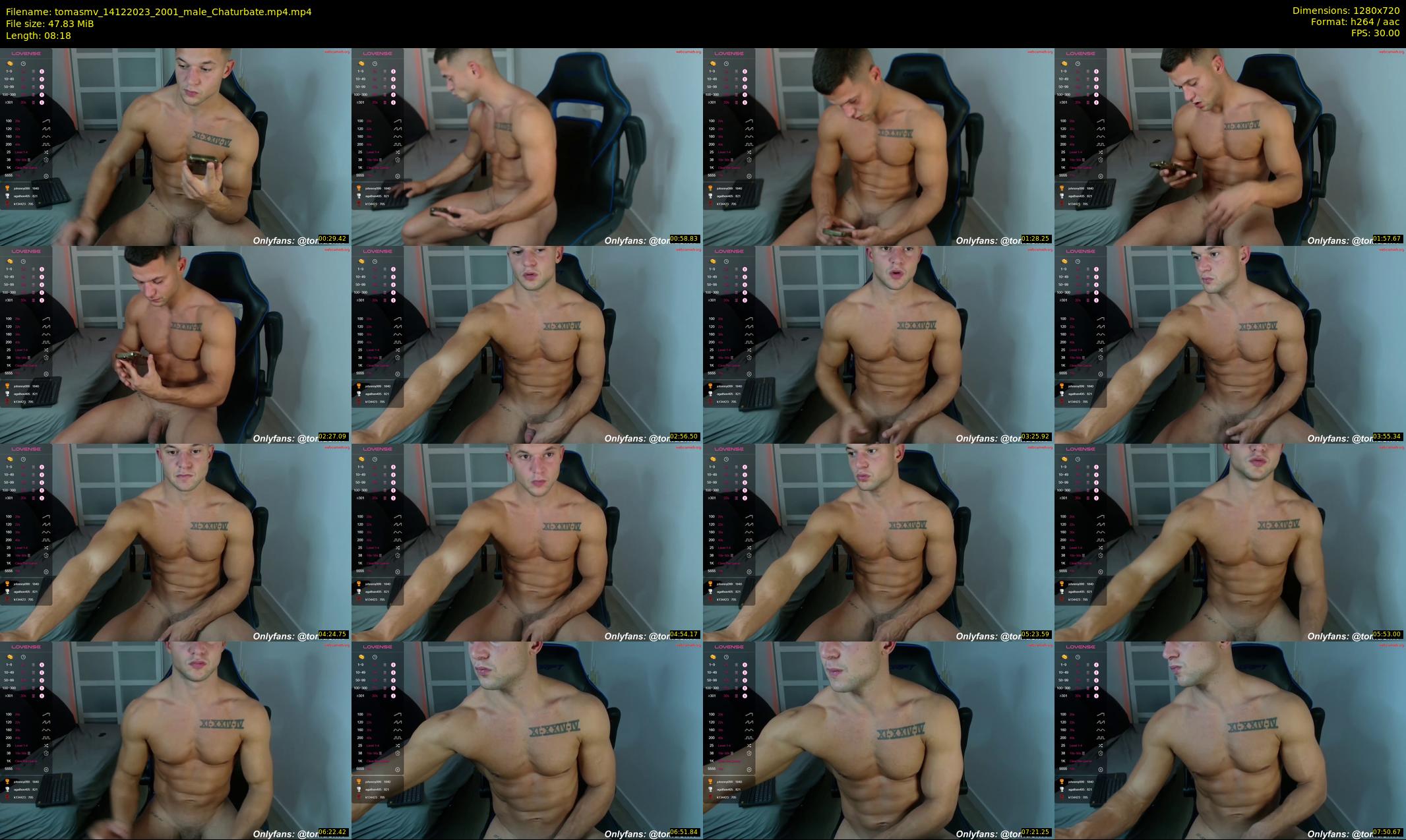tomasmv — 9 minute Chaturbate male cam show recording, 720p, Dec 14, 2023