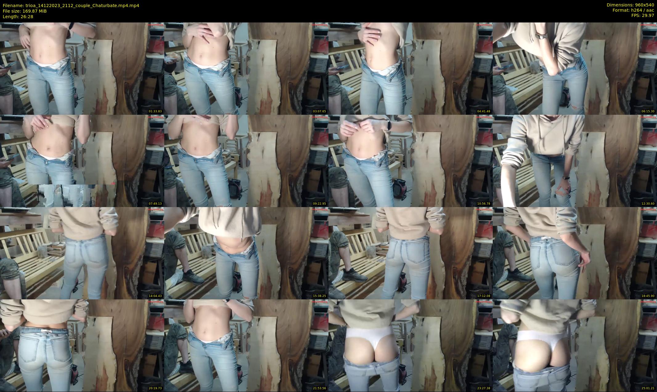 trioa — 27 minute Chaturbate couple cam show recording, 480p, Dec 14, 2023