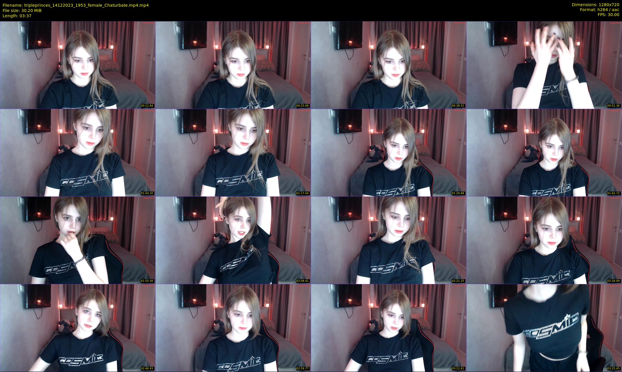 tripleprinces — 4 minute Chaturbate female cam show recording, 720p, Dec 14, 2023