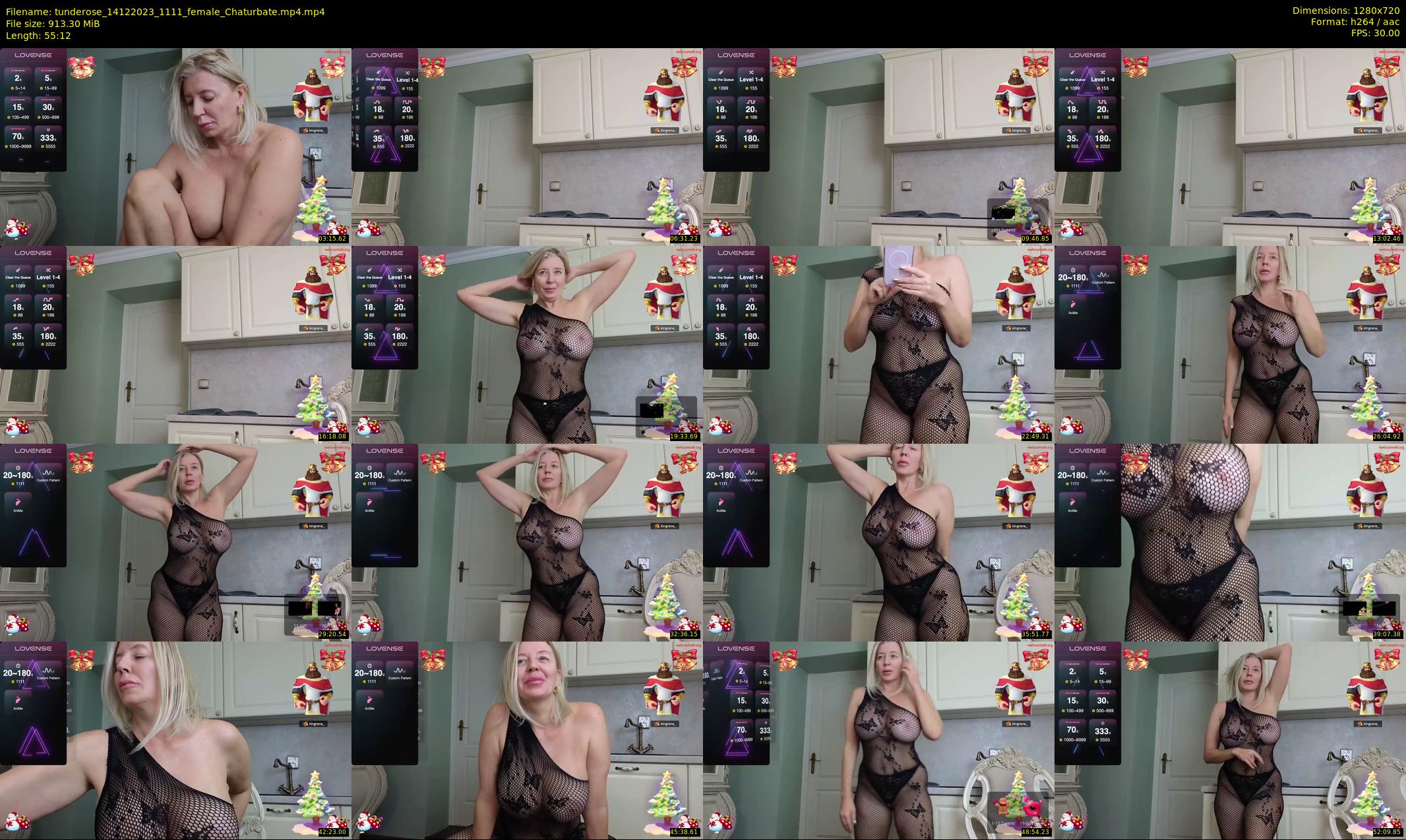 tunderose — 56 minute Chaturbate female cam show recording, 720p, Dec 14, 2023