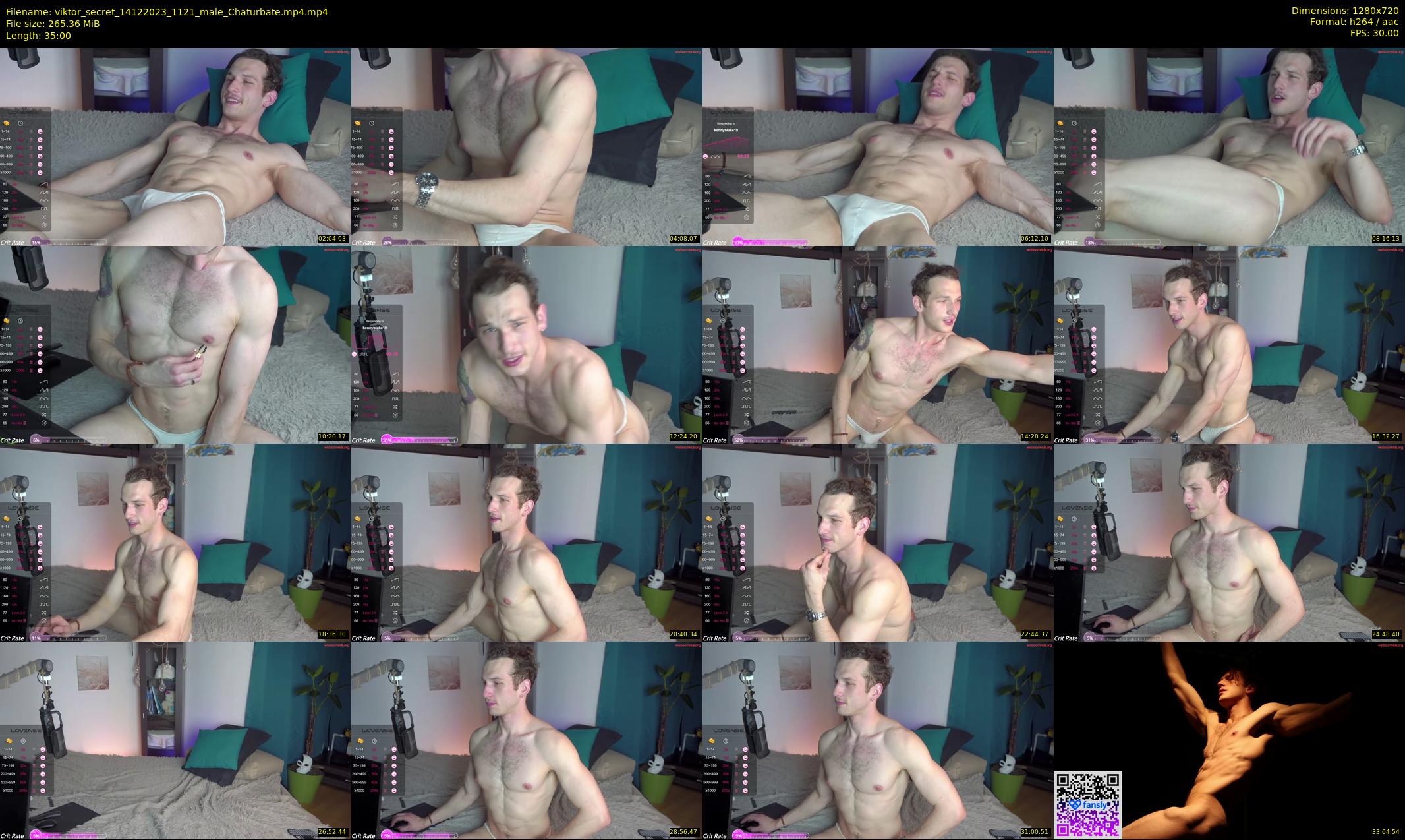 viktor_secret — 35 minute Chaturbate male cam show recording, 720p, Dec 14, 2023
