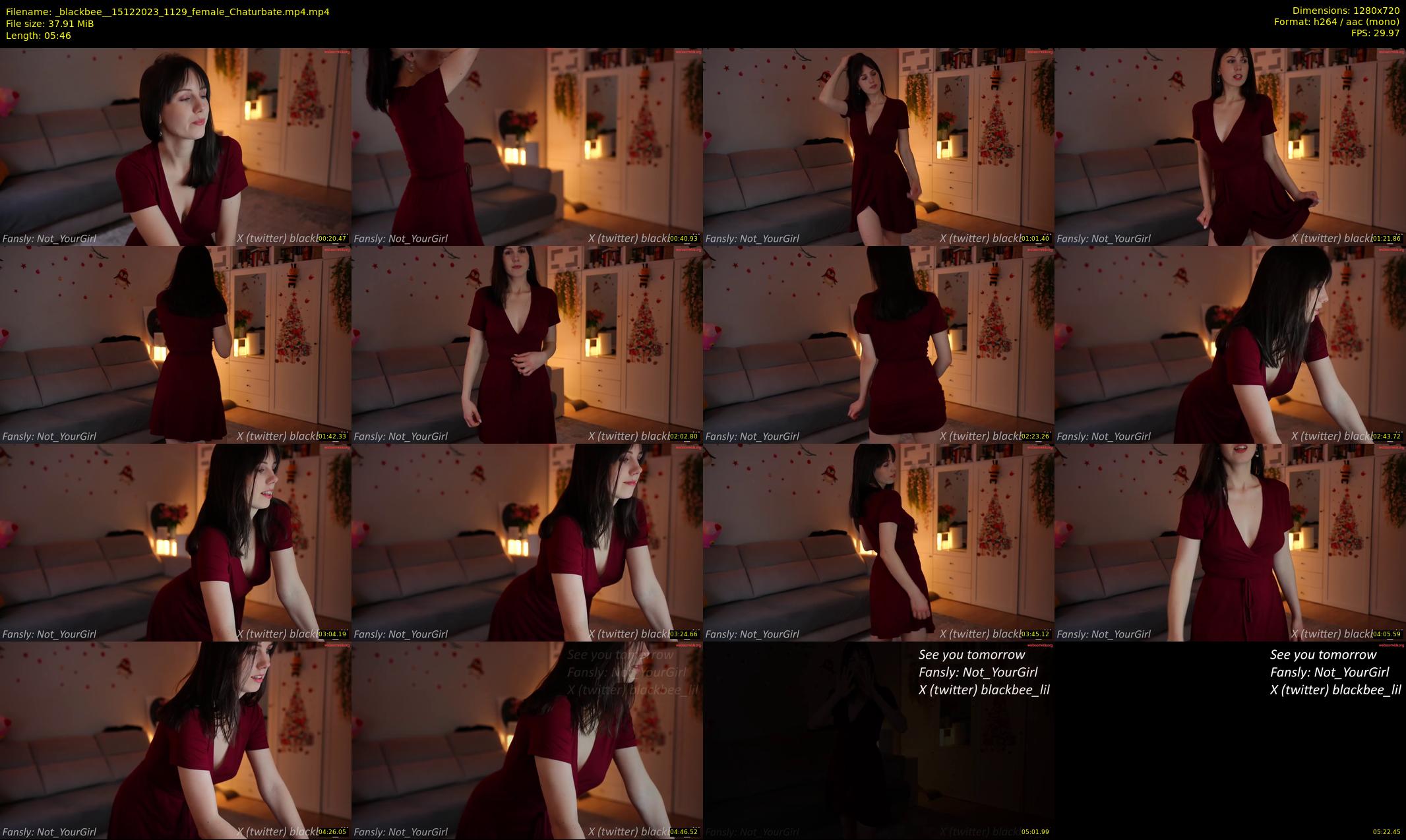 _blackbee_ — 6 minute Chaturbate female cam show recording, 720p, Dec 15, 2023
