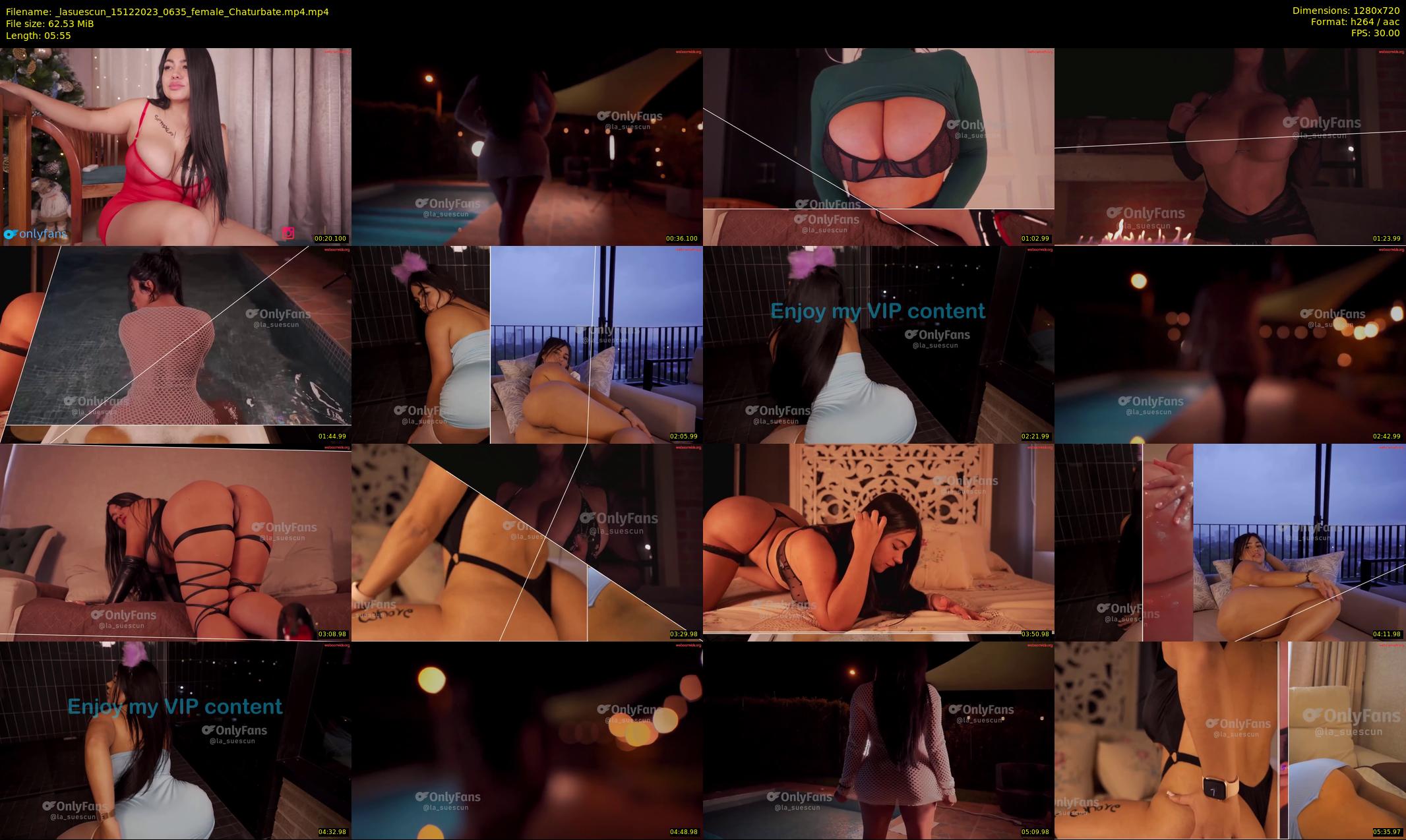 _lasuescun — 6 minute Chaturbate female cam show recording, 720p, Dec 15, 2023