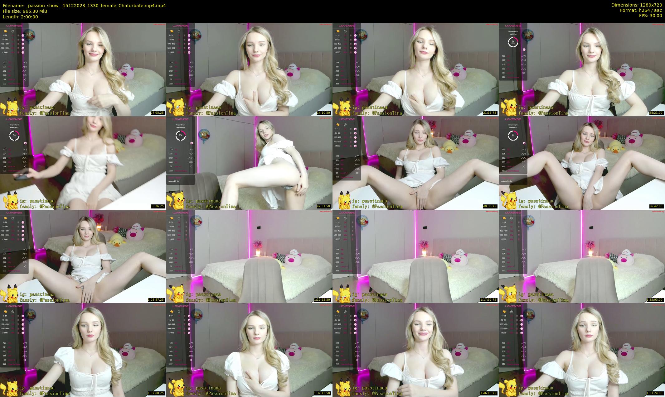 _passion_show_ — 120 minute Chaturbate couple cam show recording, 720p, Dec 15, 2023