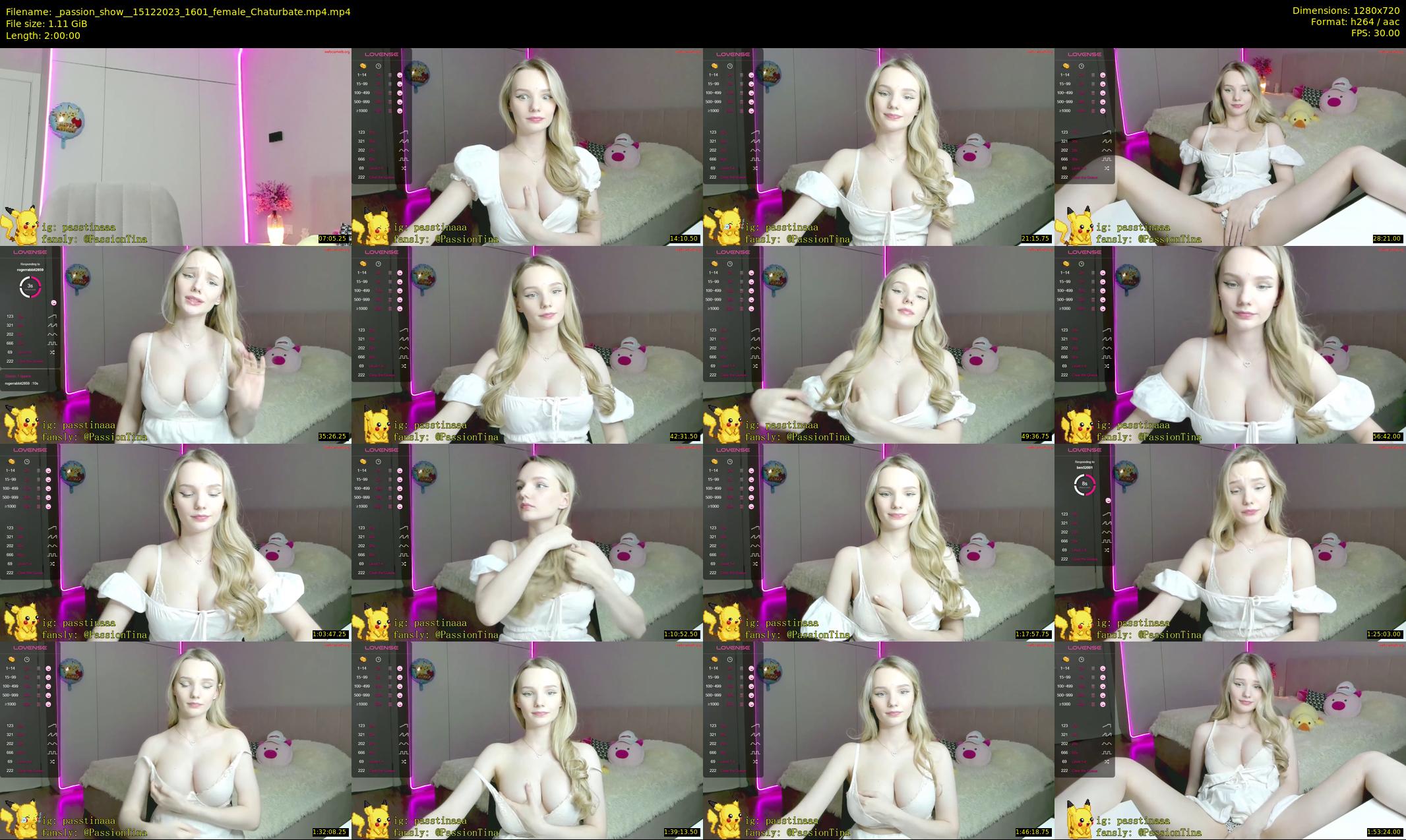 _passion_show_ — 120 minute Chaturbate couple cam show recording, 720p, Dec 15, 2023
